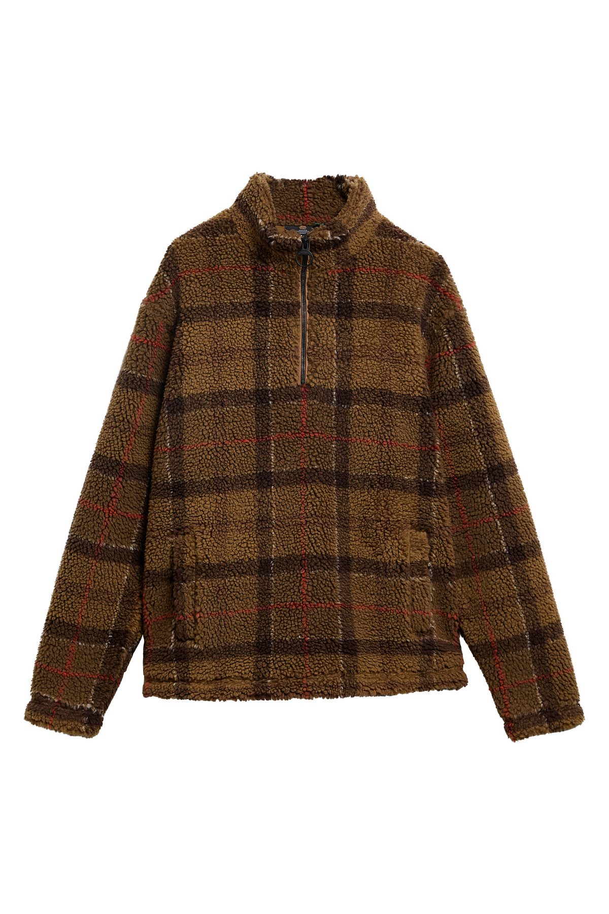 Barbour Hartley Half Zip Polar TN91 Muted Tartan