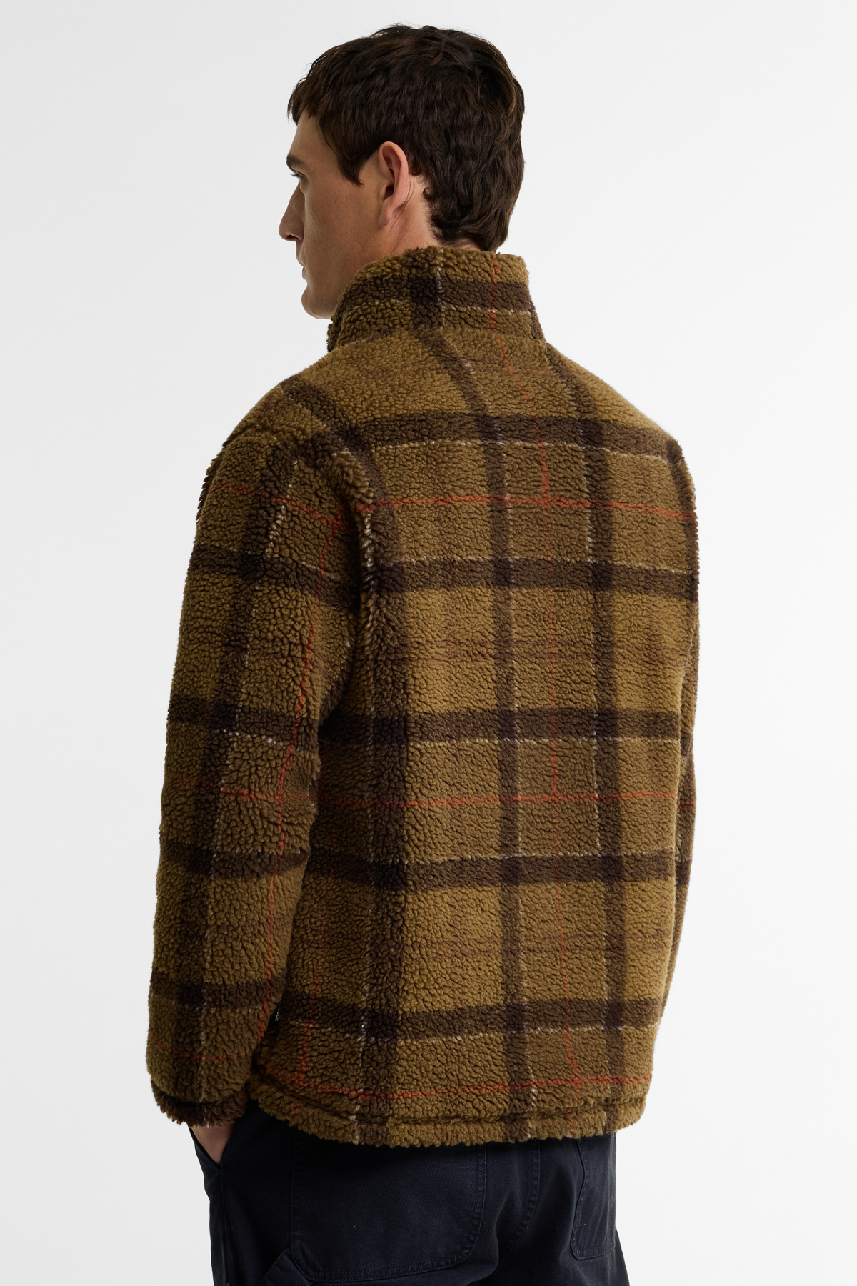 Barbour Hartley Half Zip Polar TN91 Muted Tartan