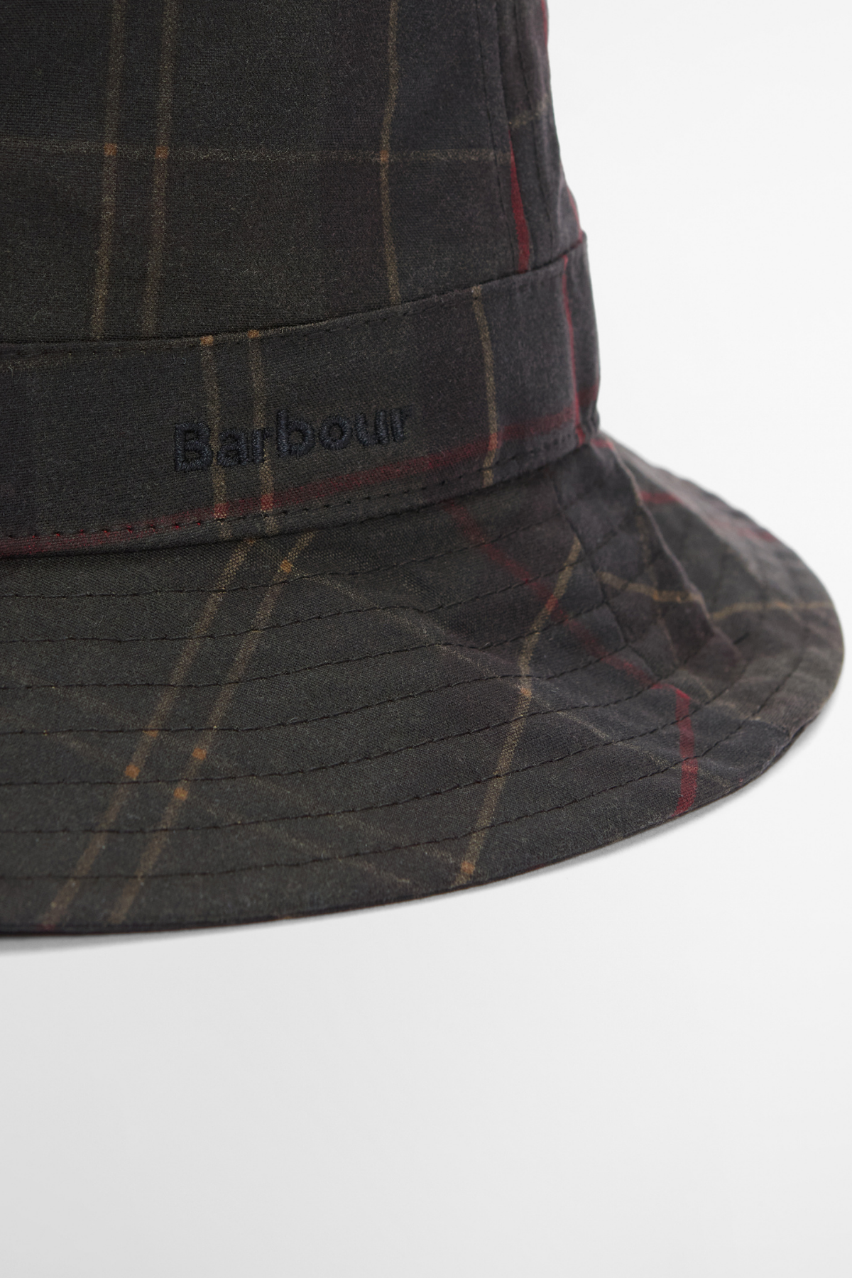 Barbour Haydon Tartan Bucket Şapka OL91 Dark Classic Tartan