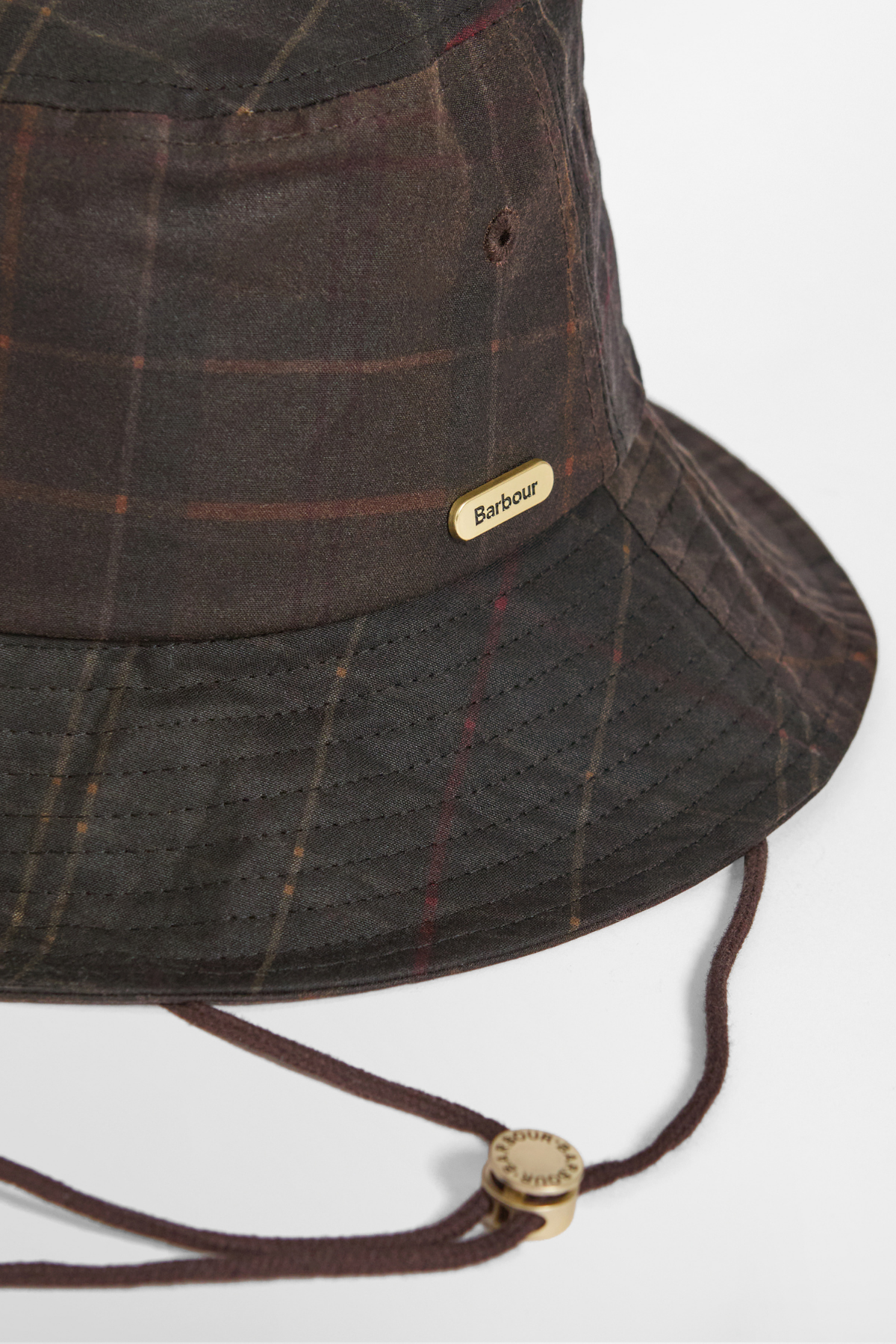 Barbour Hazelwood Bucket Şapka TN11 Classic Muted Tartan
