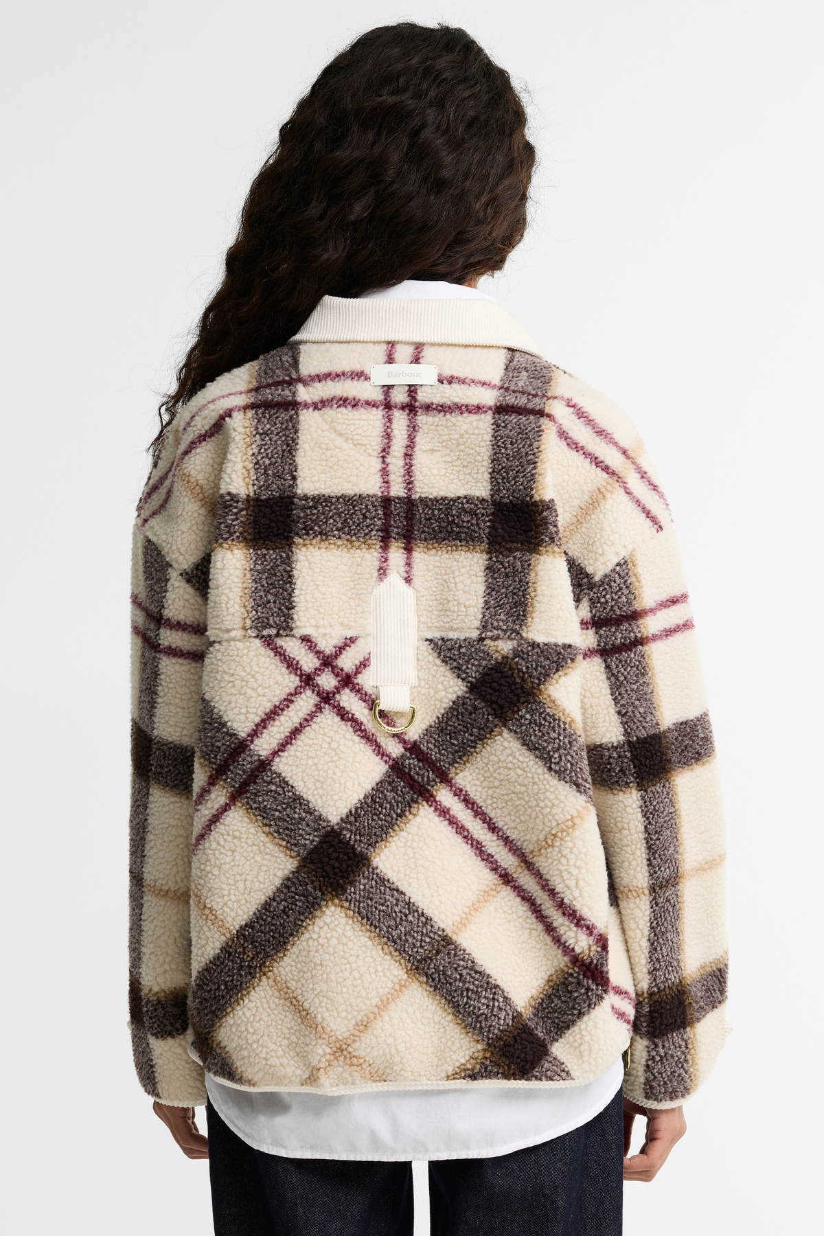 Barbour Hazelwood Polar TN30 Ecru Muted Tartan