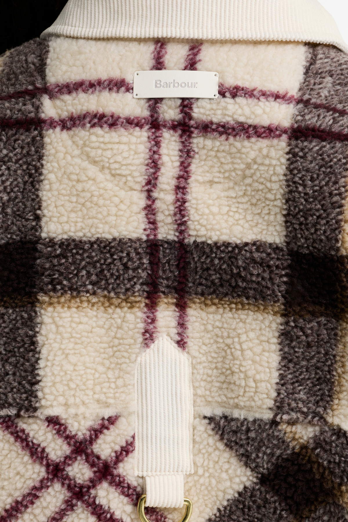 Barbour Hazelwood Polar TN30 Ecru Muted Tartan