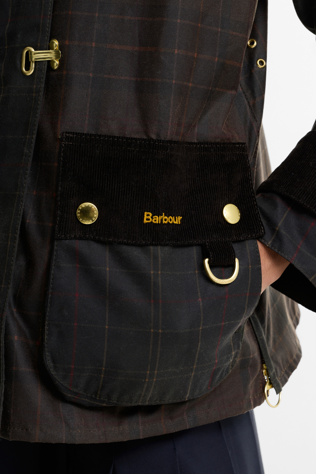 Barbour Hazelwood Yağlı Ceket OL71 Classic Muted