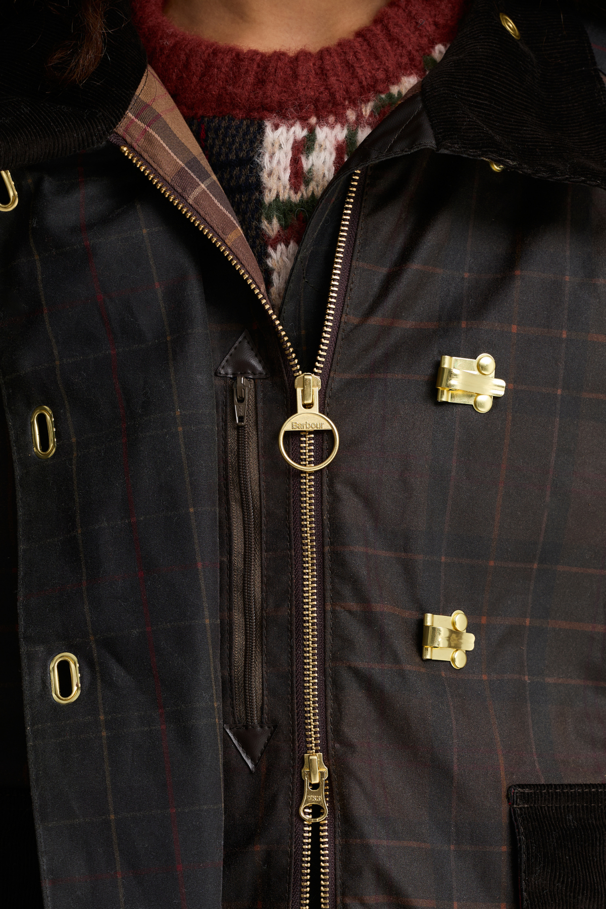 Barbour Hazelwood Yağlı Ceket OL71 Classic Muted