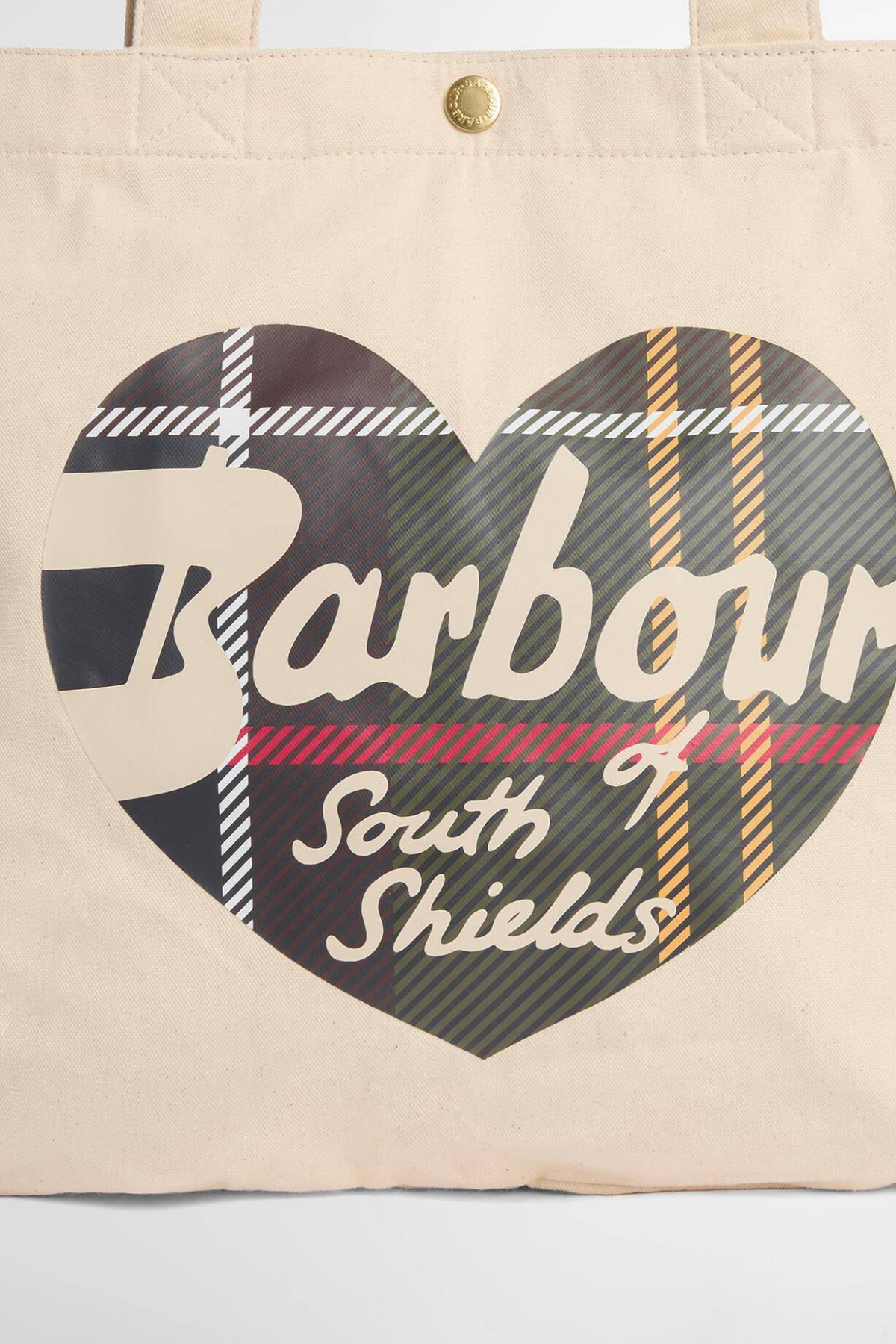 Barbour Heart Tote Çanta BE11 Ecru Classic