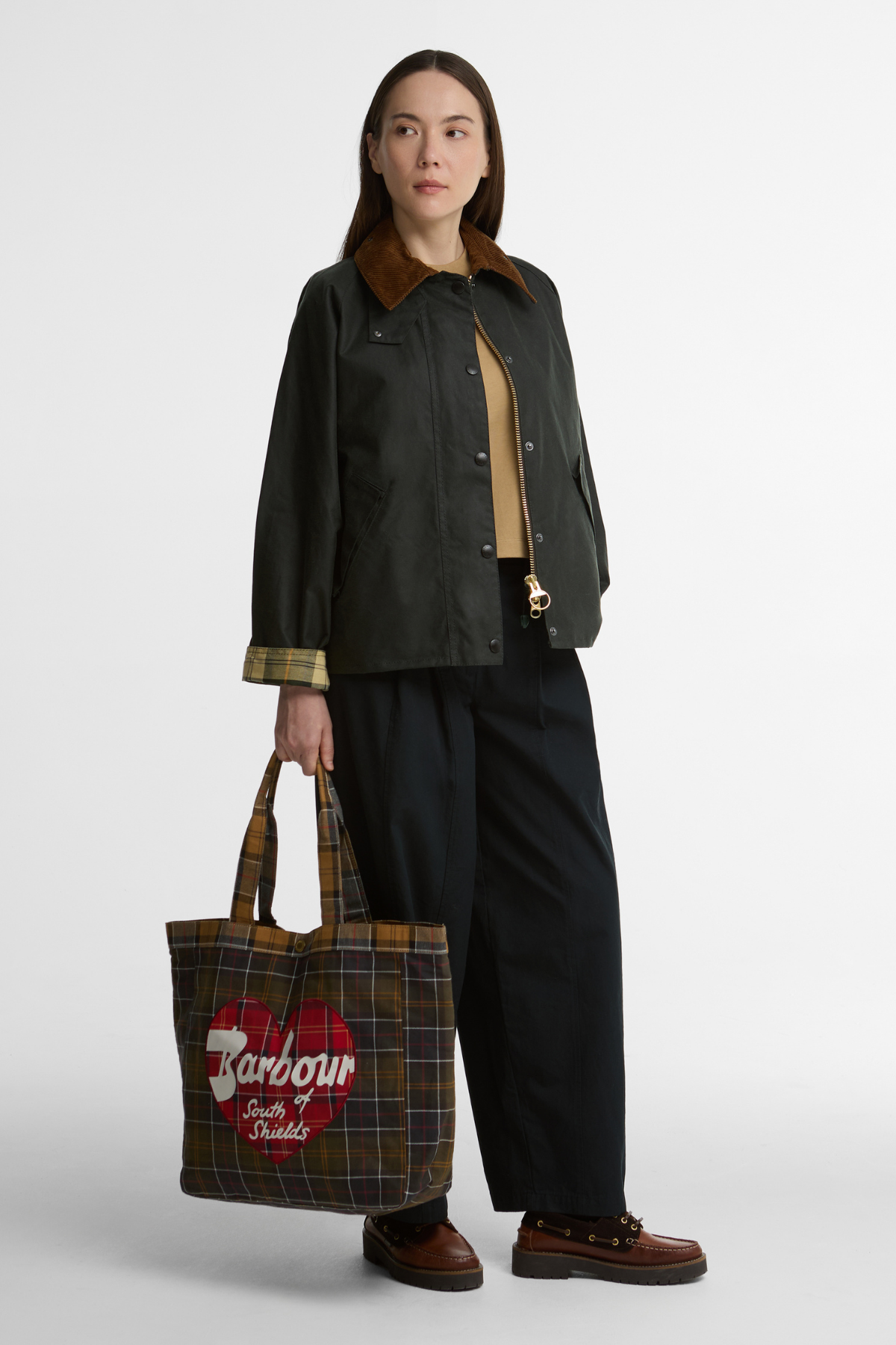 Barbour Heart Tote Çanta TN11 Classic Cardinal