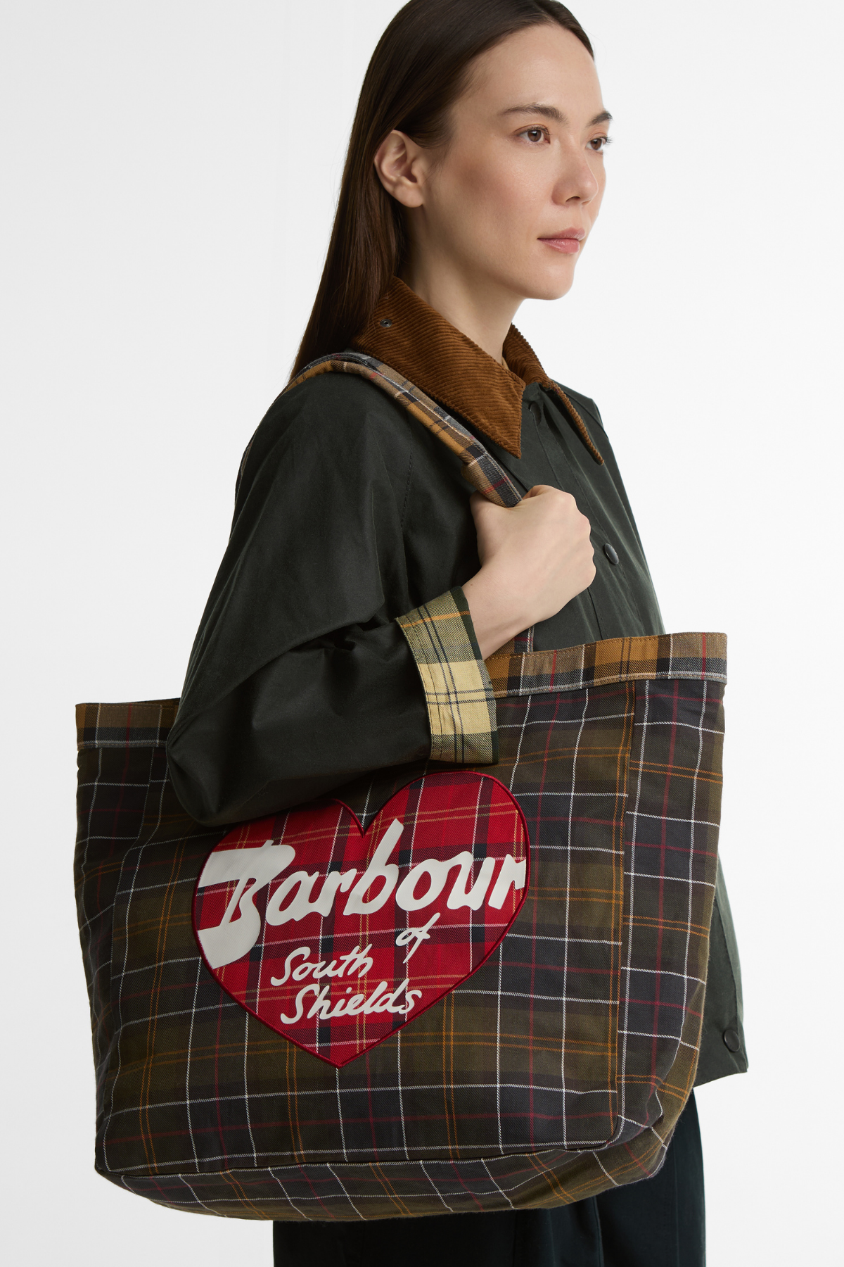 Barbour Heart Tote Çanta TN11 Classic Cardinal
