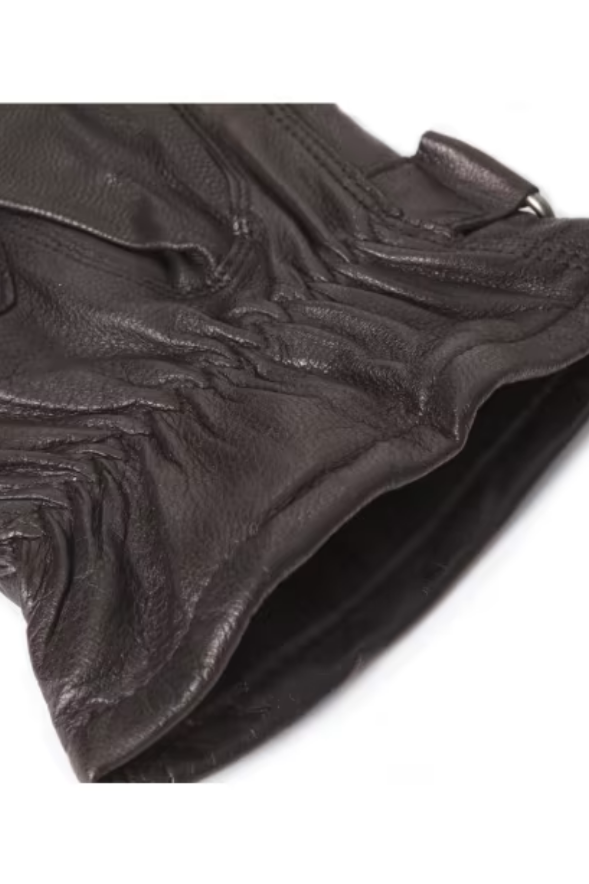 Barbour Hebden Leather Eldiven BR91 Dk Brown