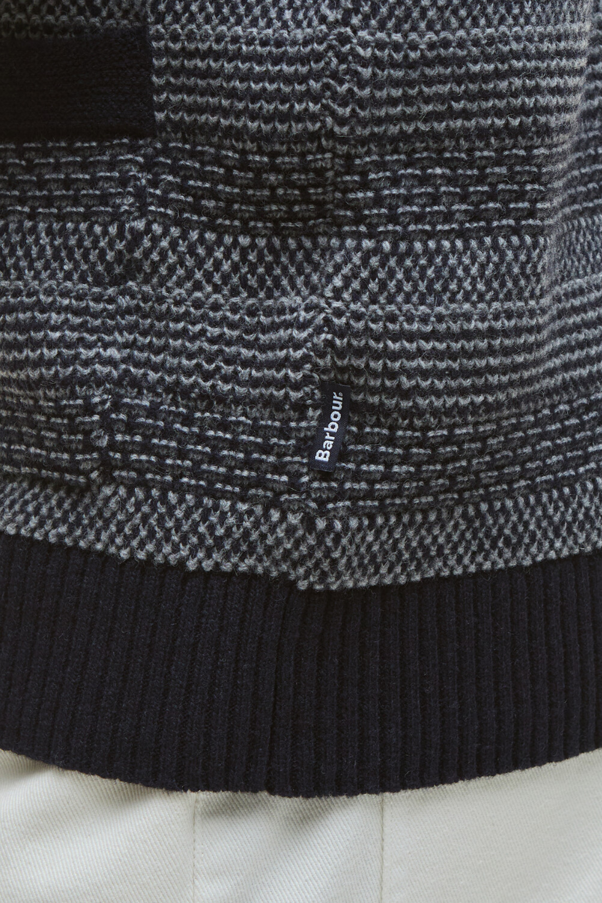 Barbour Helmsley Knitted Kazak NY91 Navy
