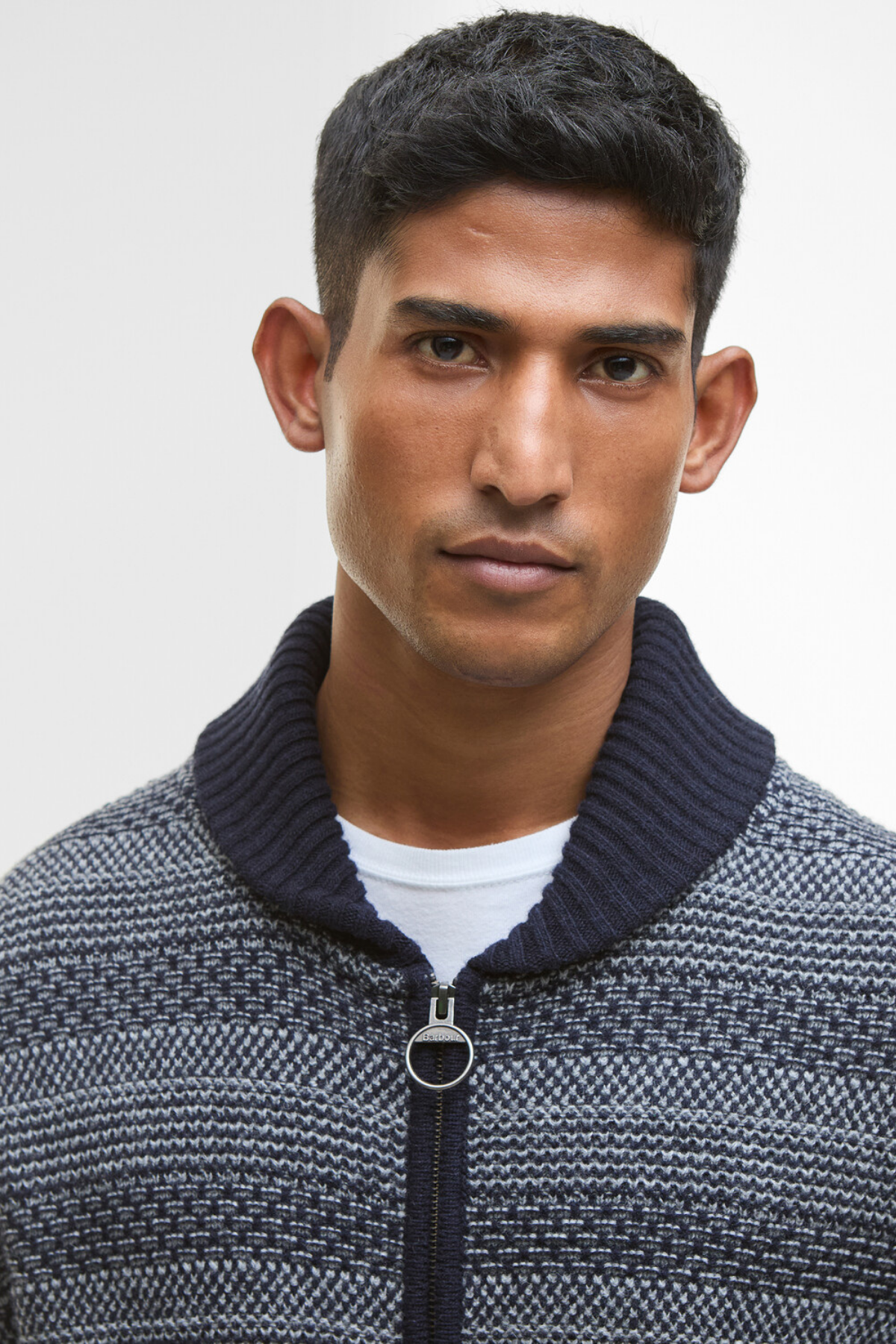 Barbour Helmsley Knitted Kazak NY91 Navy
