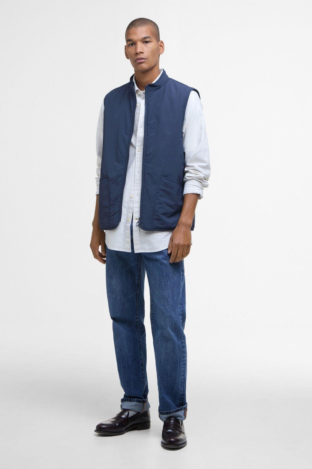 Barbour Henley Liddesdale Yelek NY71 Navy
