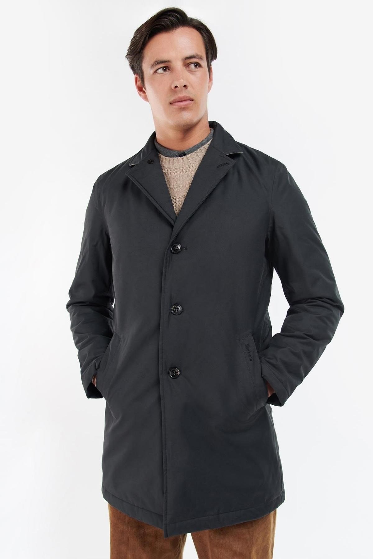 Barbour Highbury Waterproof Ceket BK11 Black/Grey Stone Tartan