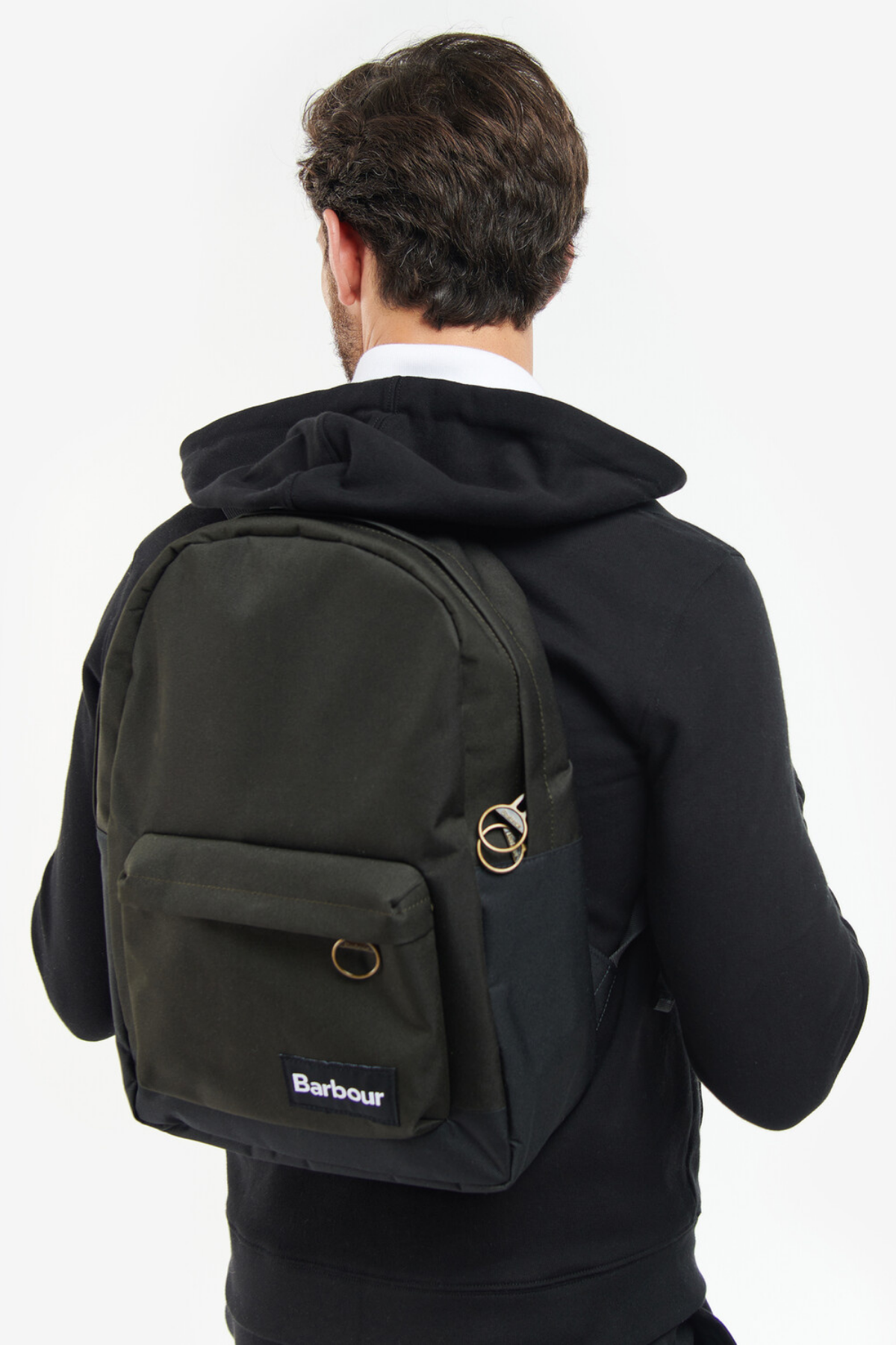 Barbour Highfield Canvas Sırt Çantası NY91 Navy-Olive