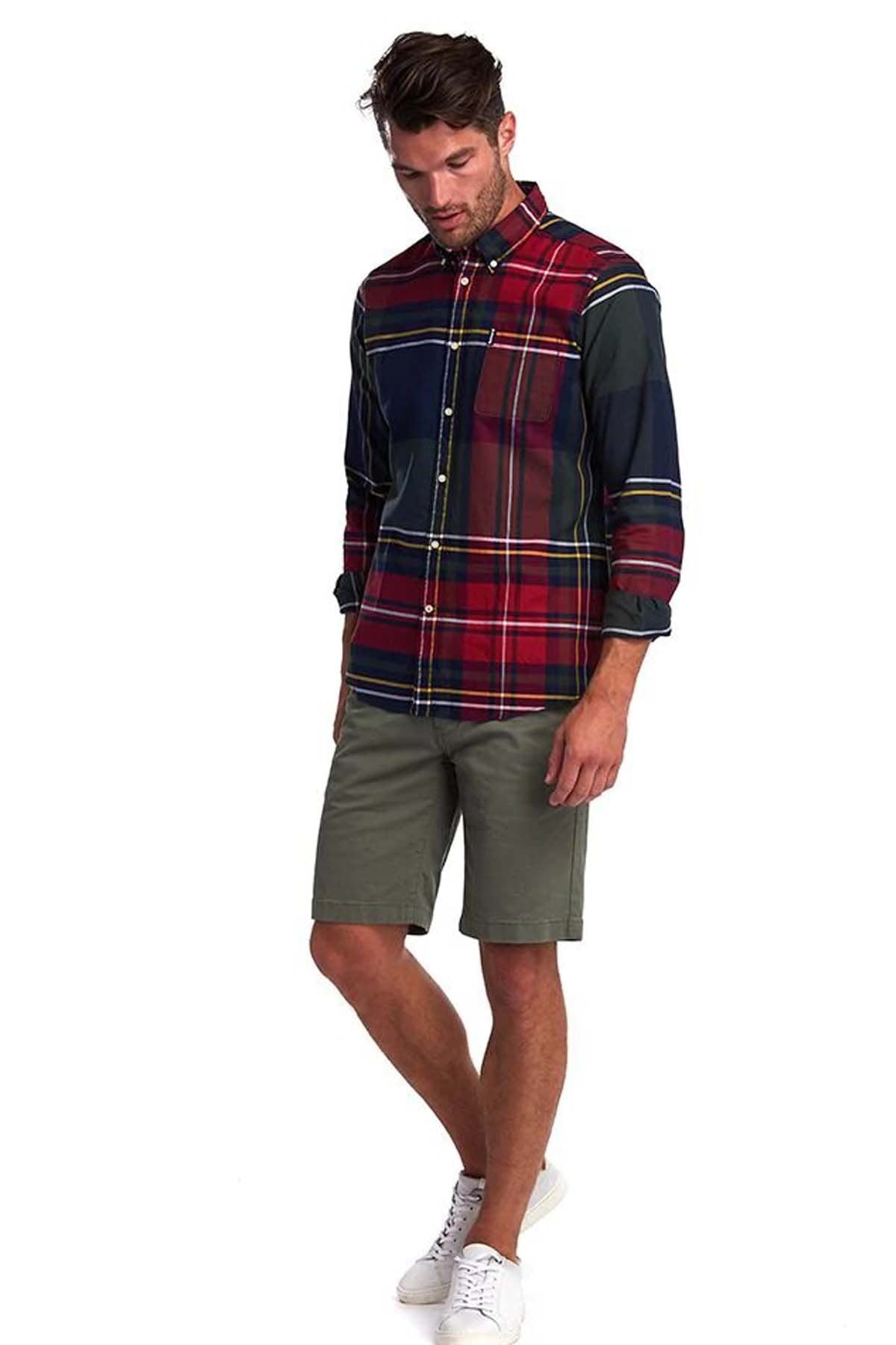 Barbour Highland Check 23 Tailored Shirt NY91 Navy