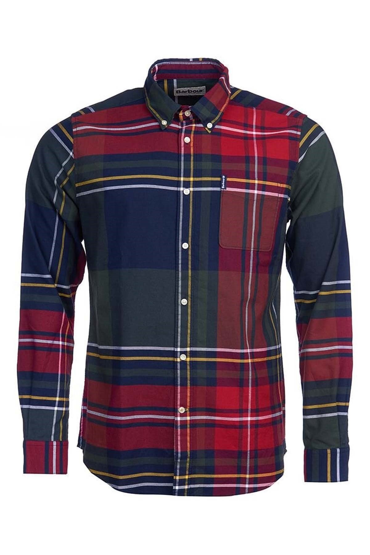 Barbour Highland Check 23 Tailored Shirt NY91 Navy