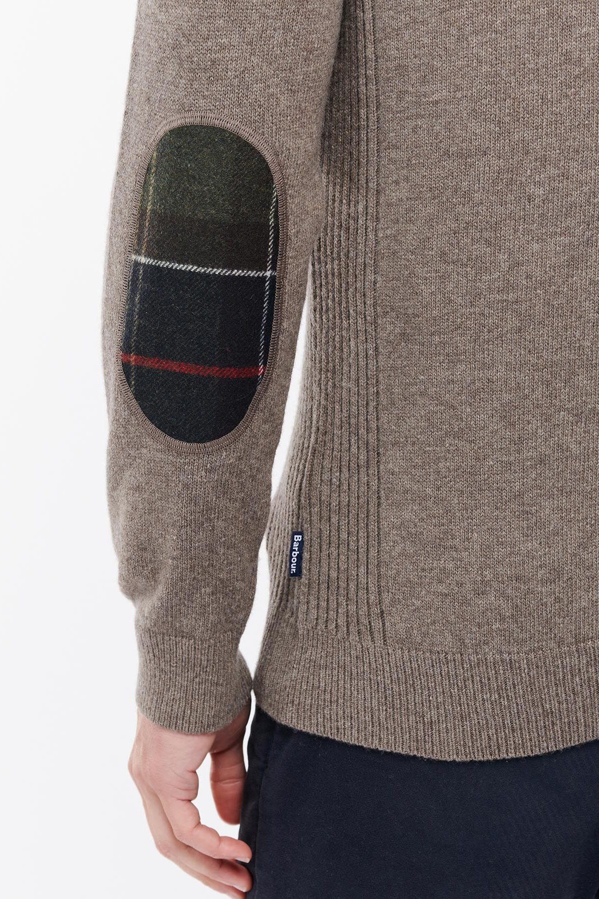Barbour Holden Half Zip Kazak OL76 Military Marl