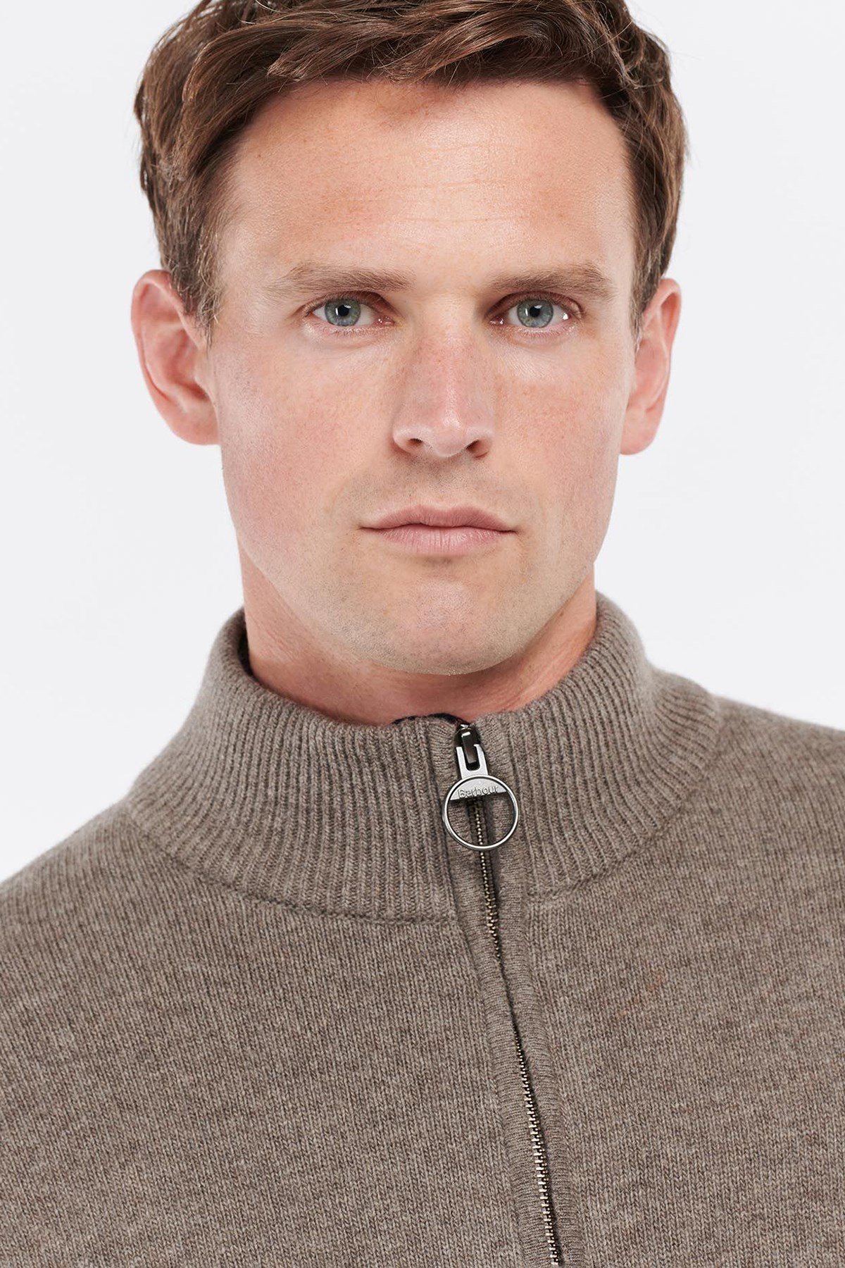 Barbour Holden Half Zip Kazak OL76 Military Marl