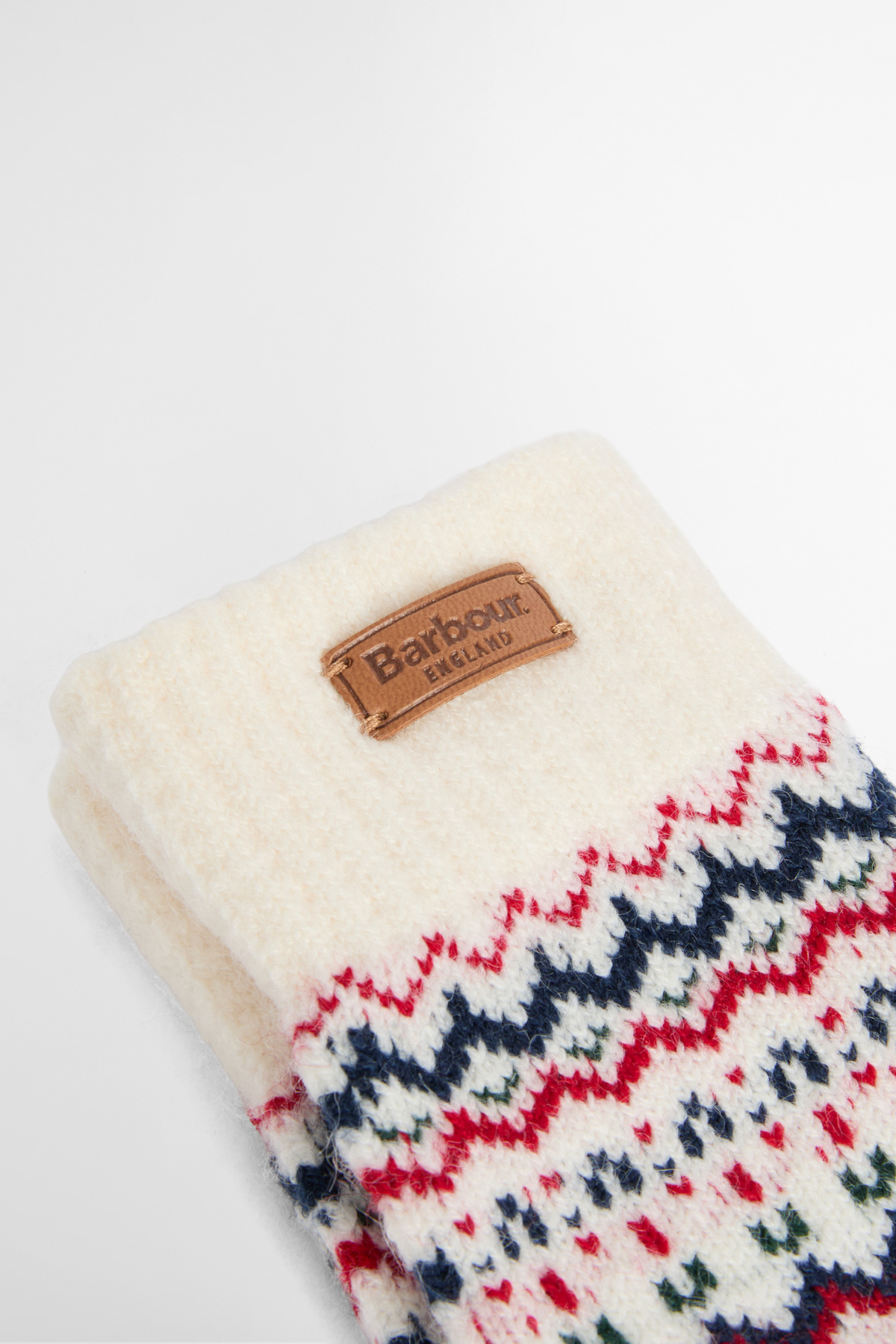 Barbour Holly Bere ve Eldiven Hediye Seti WH53 Antique White