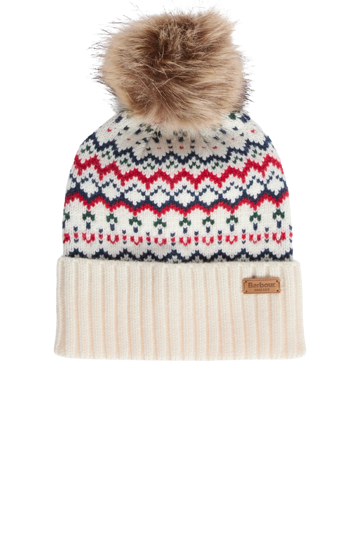 Barbour Holly Bere ve Eldiven Hediye Seti WH53 Antique White