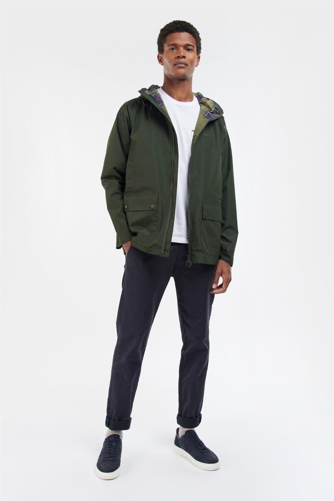 Barbour Hooded Domus Ceket SG71 Sage