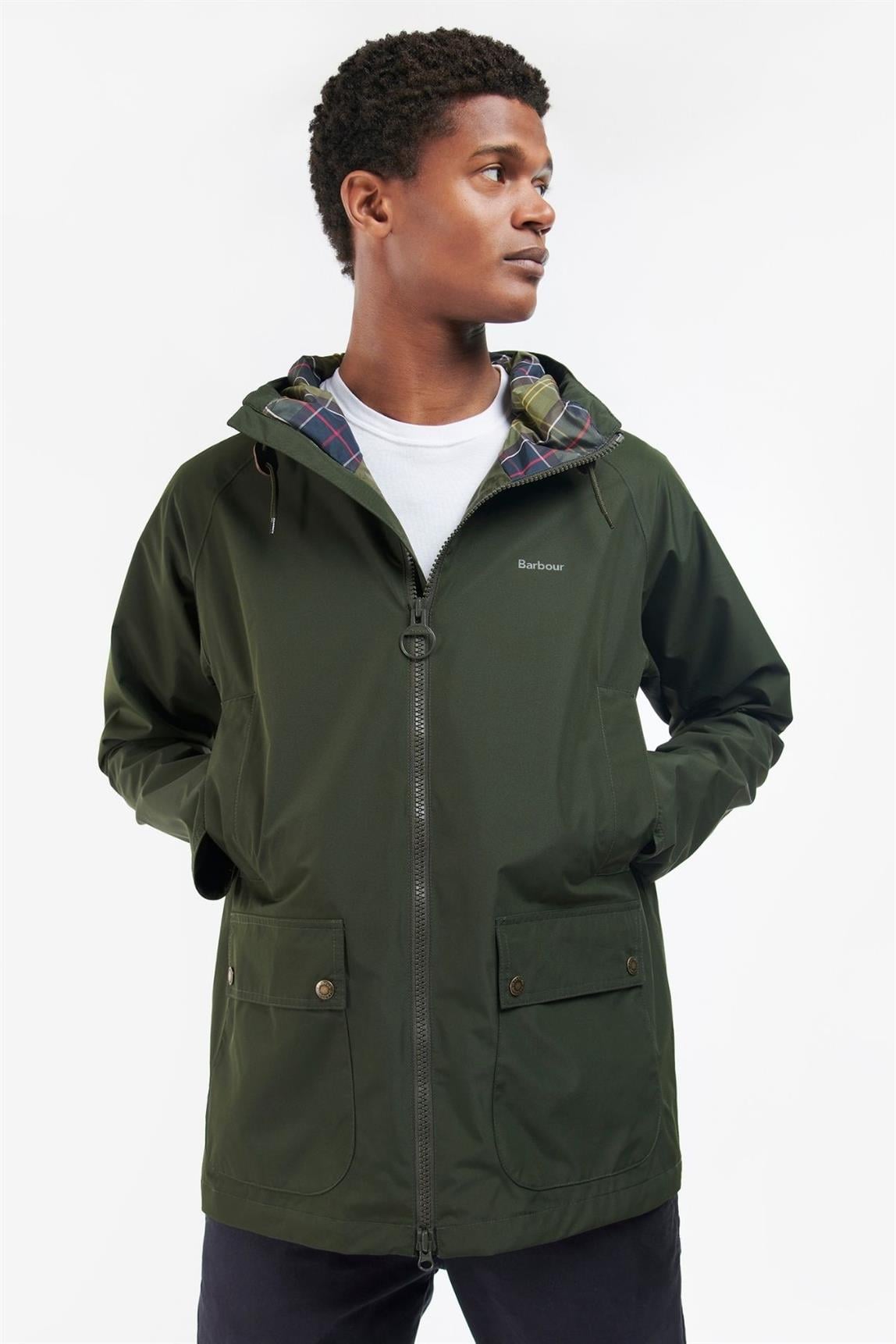Barbour Hooded Domus Ceket SG71 Sage