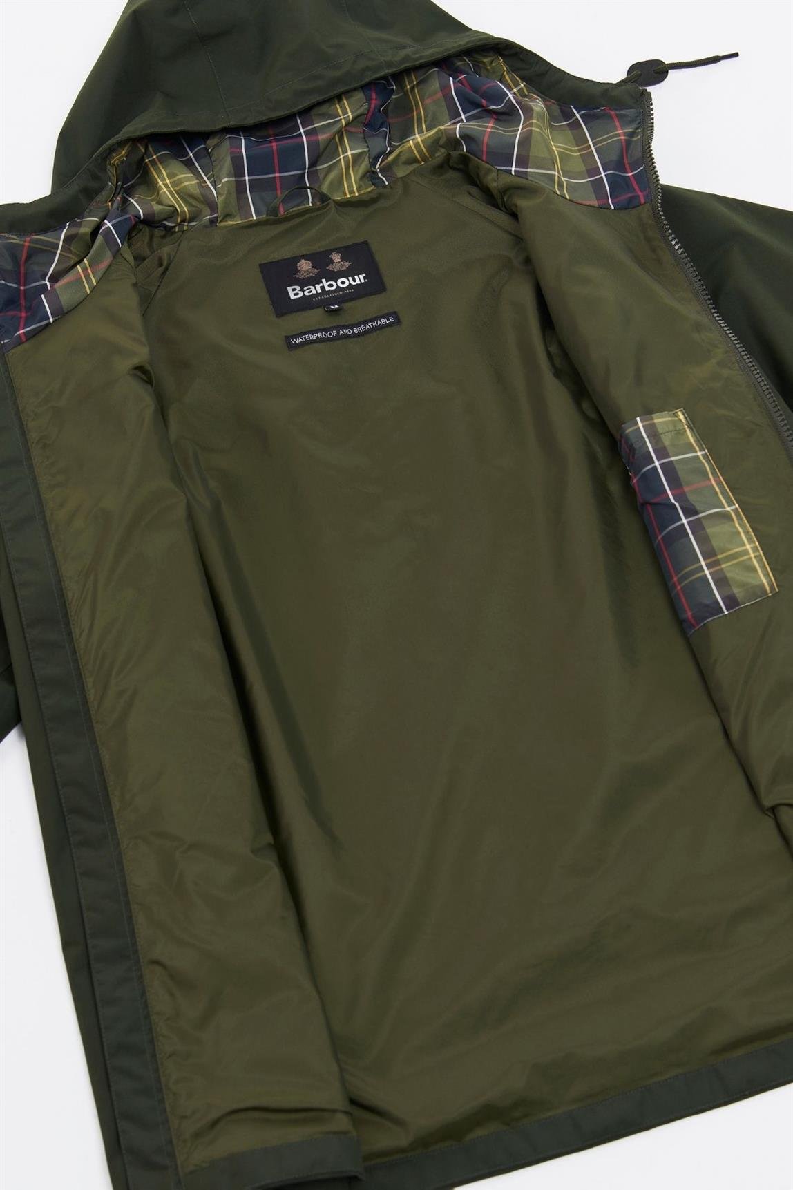 Barbour Hooded Domus Ceket SG71 Sage