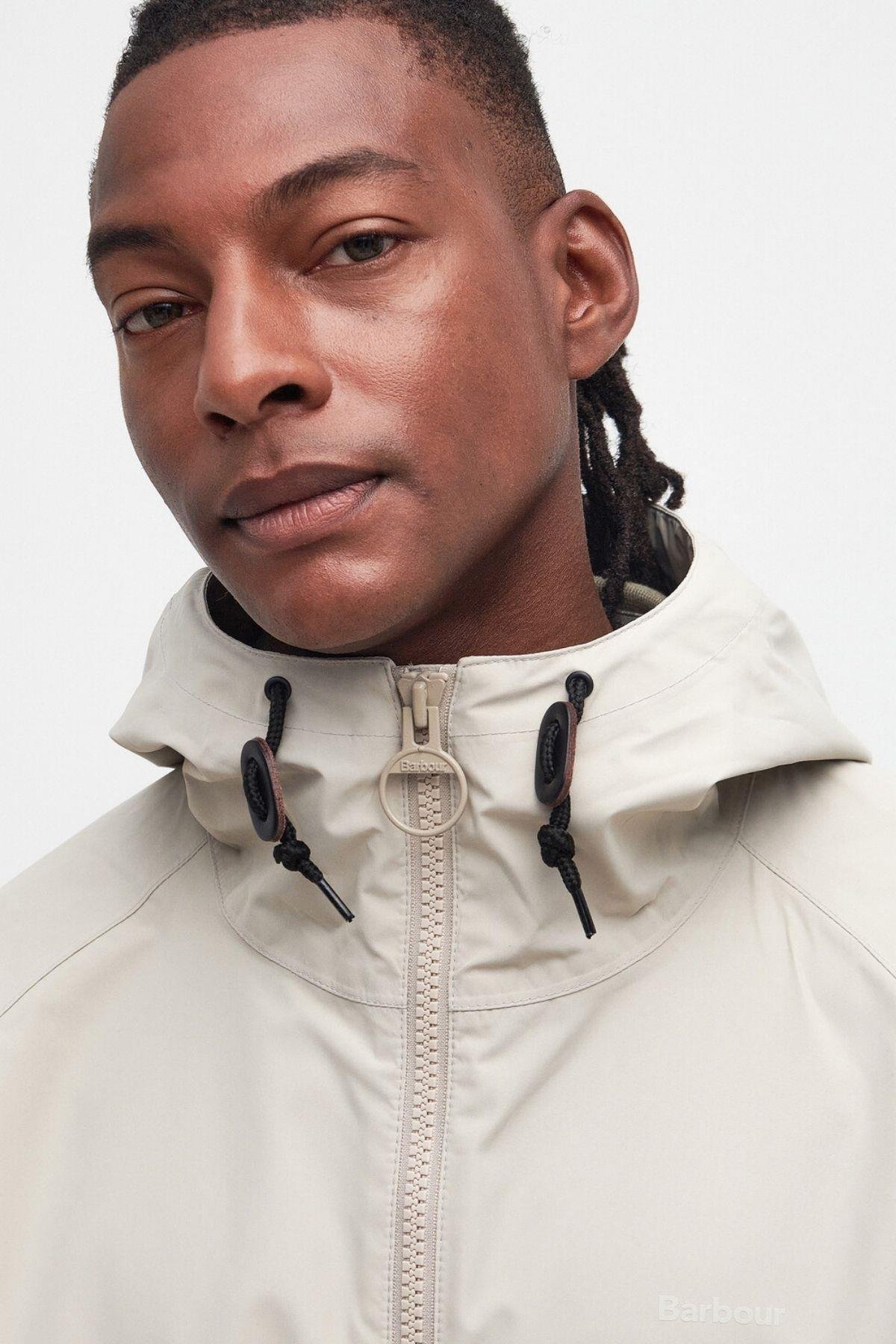 Barbour Hooded Domus Ceket ST11 Mist/Dress