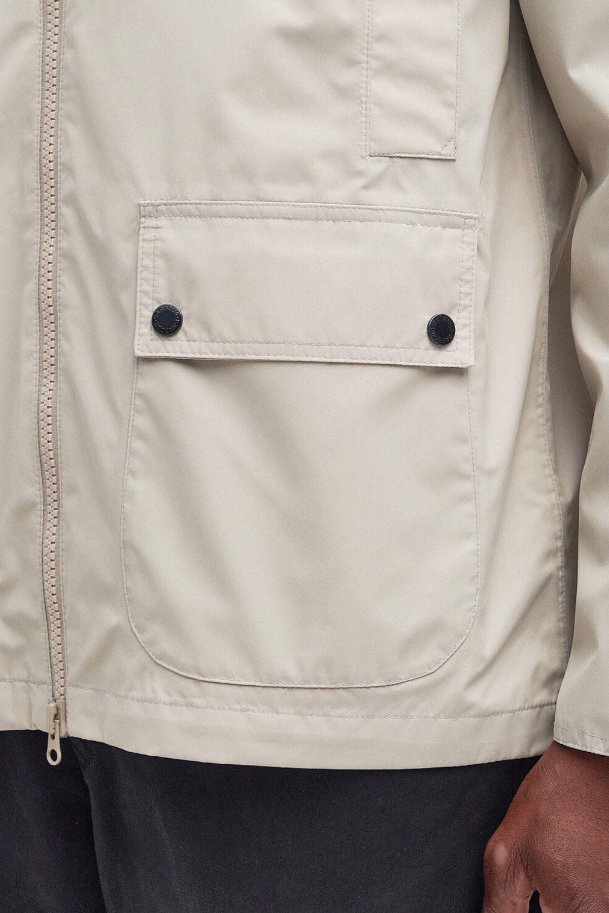 Barbour Hooded Domus Ceket ST11 Mist/Dress