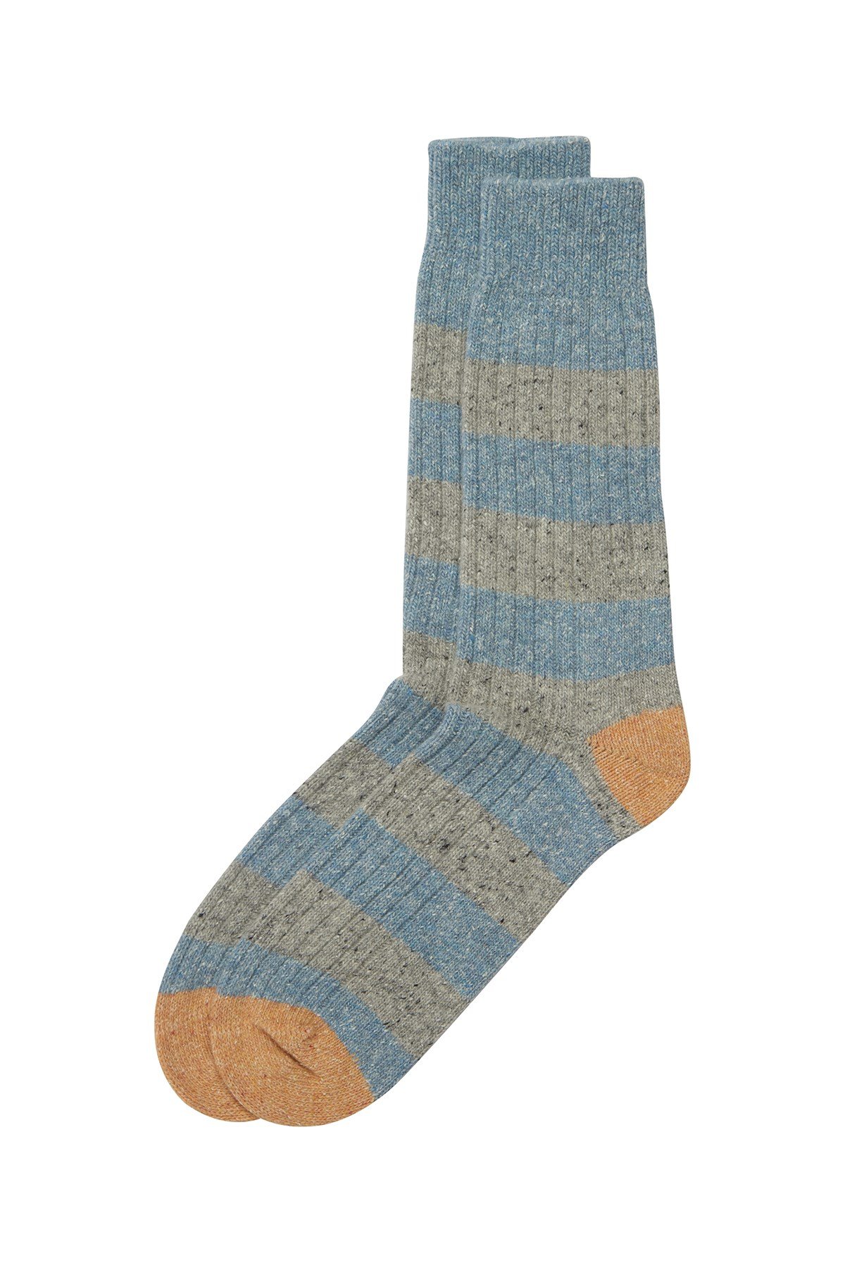 Barbour Houghton Stripe Çorap BL37 Colorado Blue