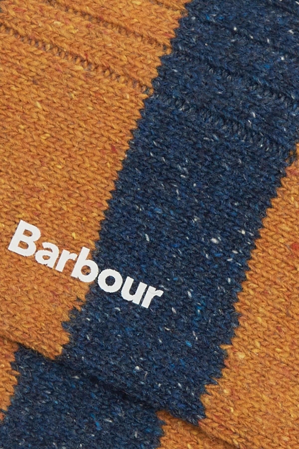 Barbour Houghton Stripe Çorap NY71 Midnight