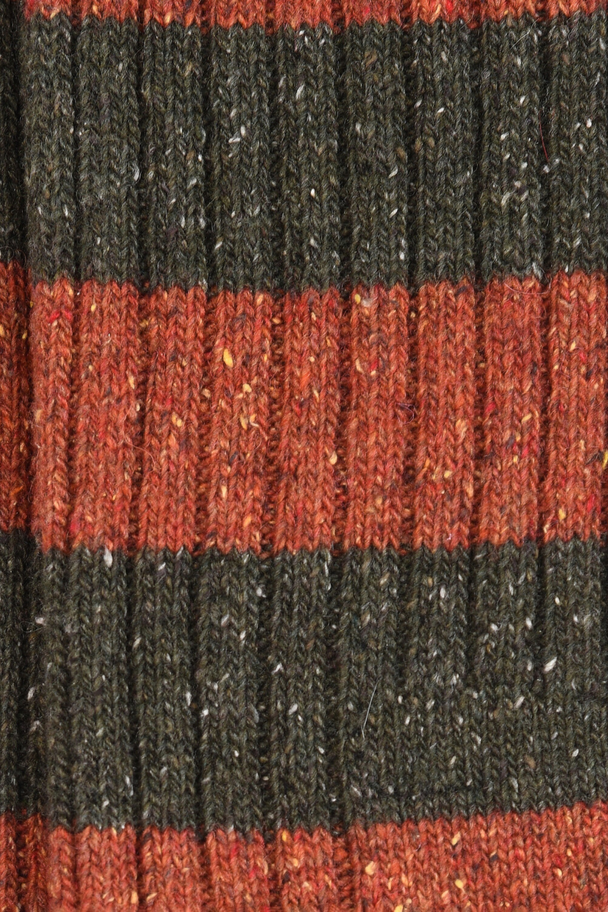 Barbour Houghton Stripe Çorap OR35 Burnt Orange