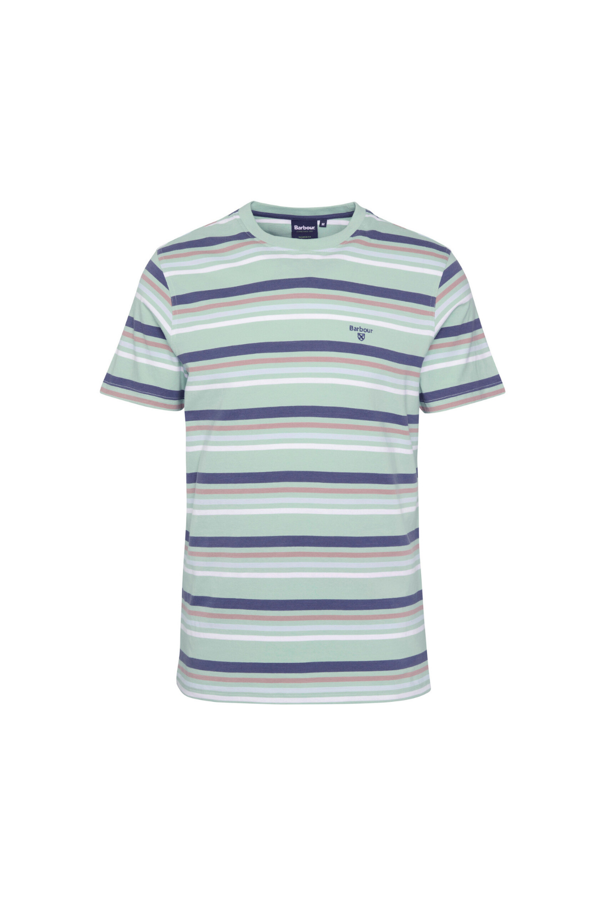 Barbour Houstead Stripe Tailored Fit T-Shirt GN12 Pale Apple