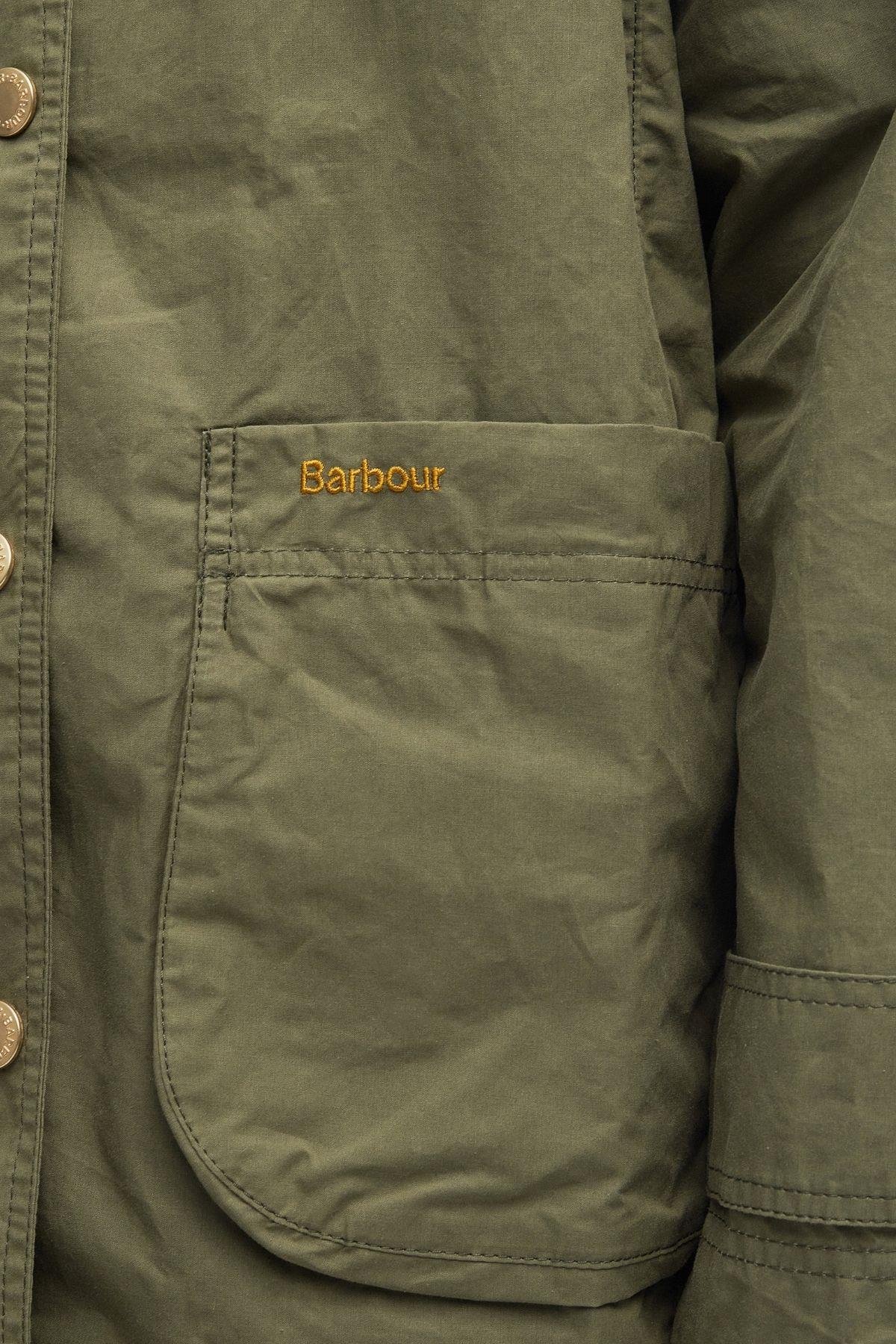 Barbour Hutton Oversized Showerproof Ceket GN31 Dusky Green