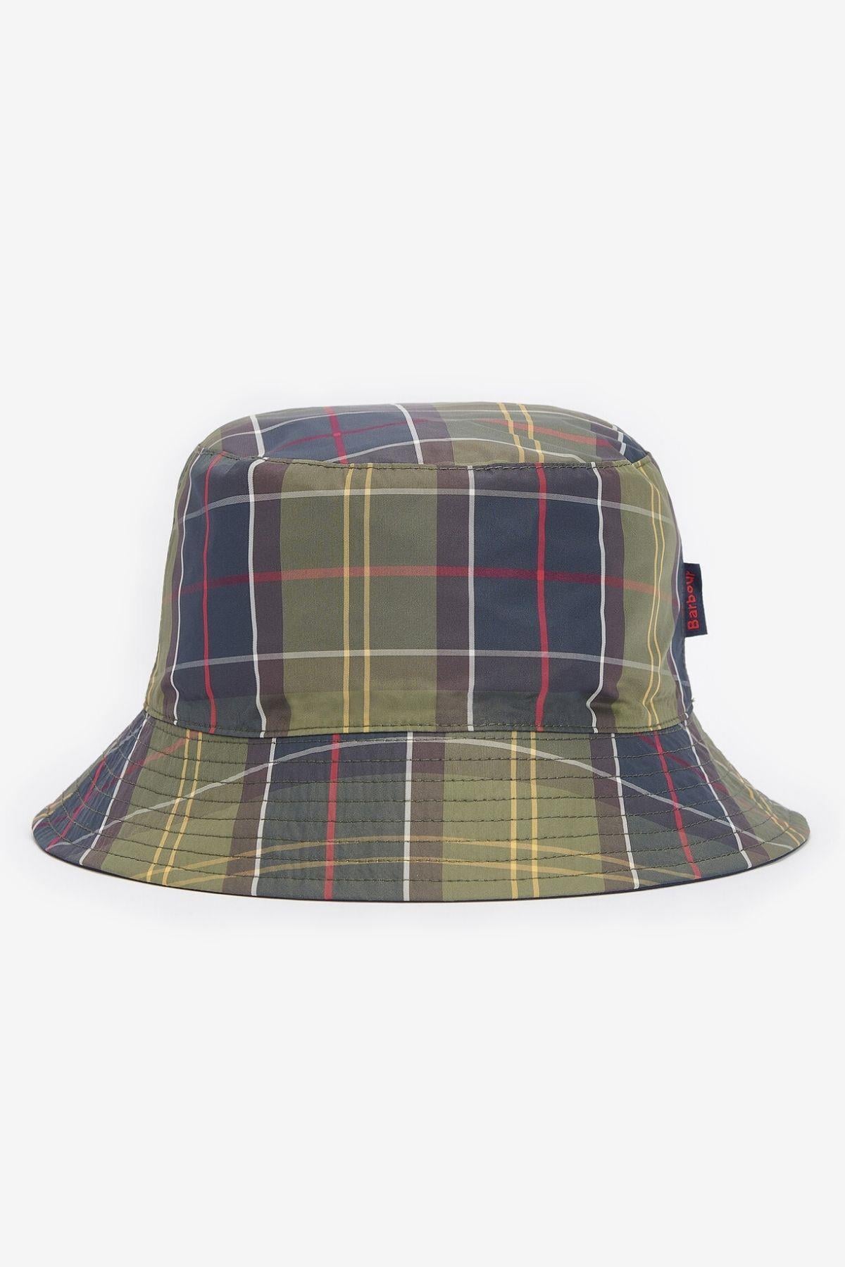 Barbour Hutton Reversible Bucket Şapka NY52 Navy