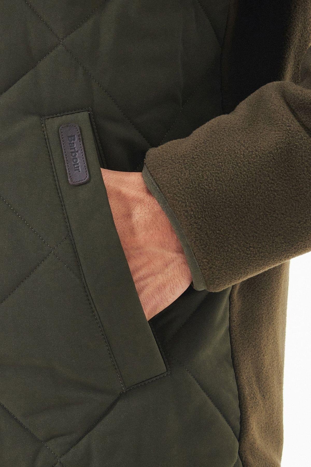 Barbour Hybrid Fleece Ceket OL71 Olive