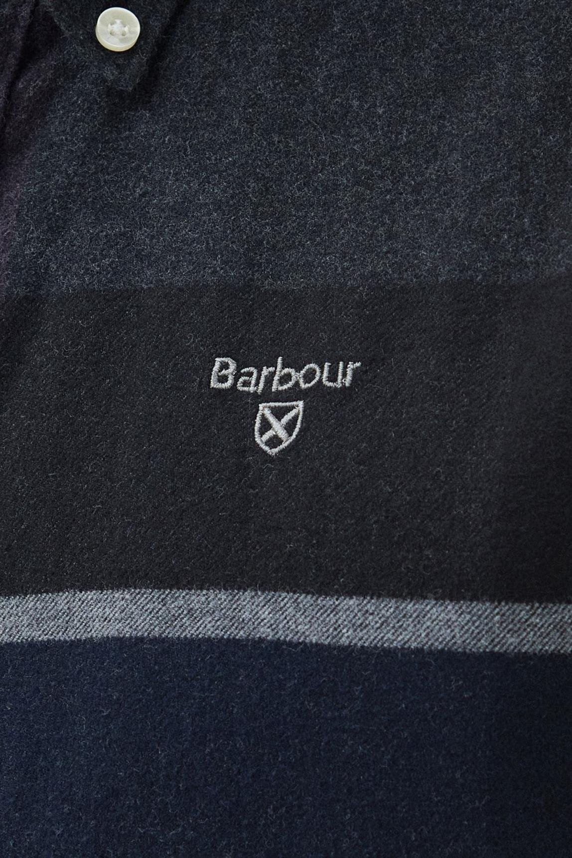 Barbour Iceloch Tailored Gömlek TN17 Black Slate Tartan