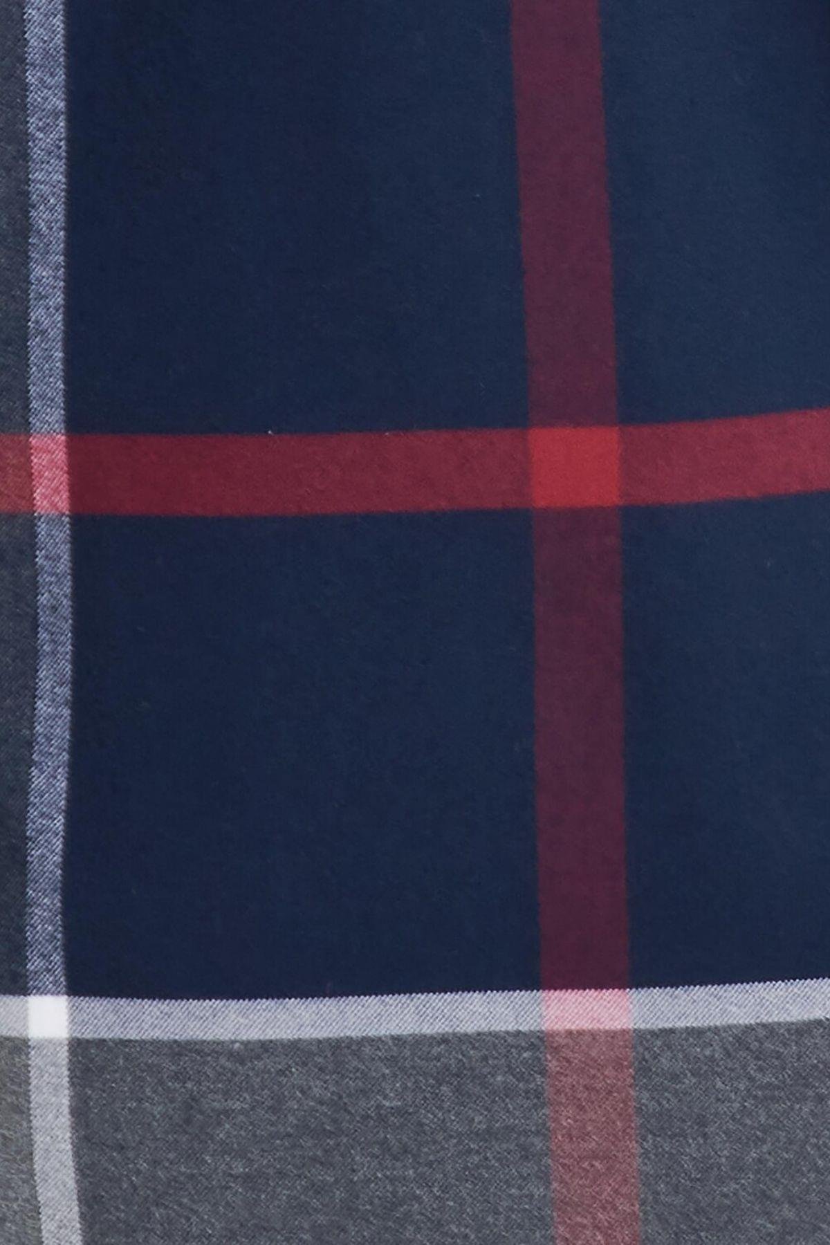 Barbour Iceloch Tailored Gömlek TN21 Blue Granite