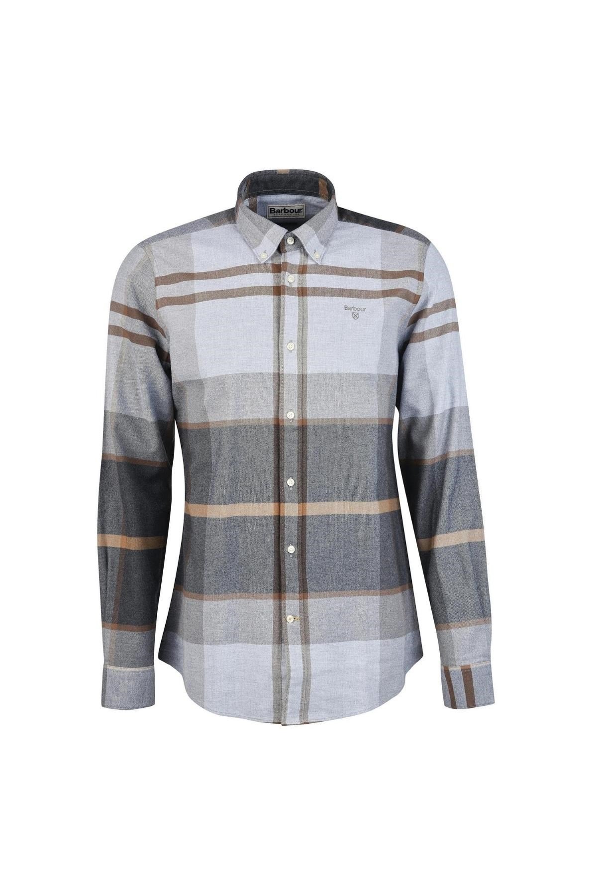 Barbour Iceloch Tailored Gömlek TN86 Greystone