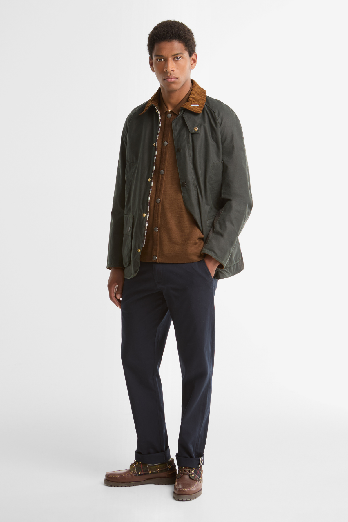 Barbour Icons Ashby Yağlı Ceket SG51 Sage