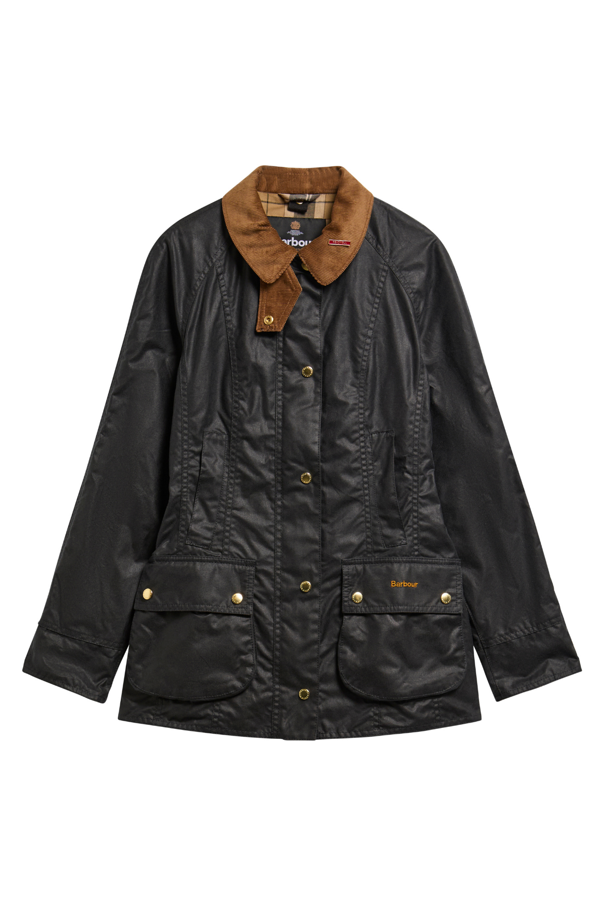 Barbour Icons Beadnell Yağlı Ceket NY92 Navy Birchwood
