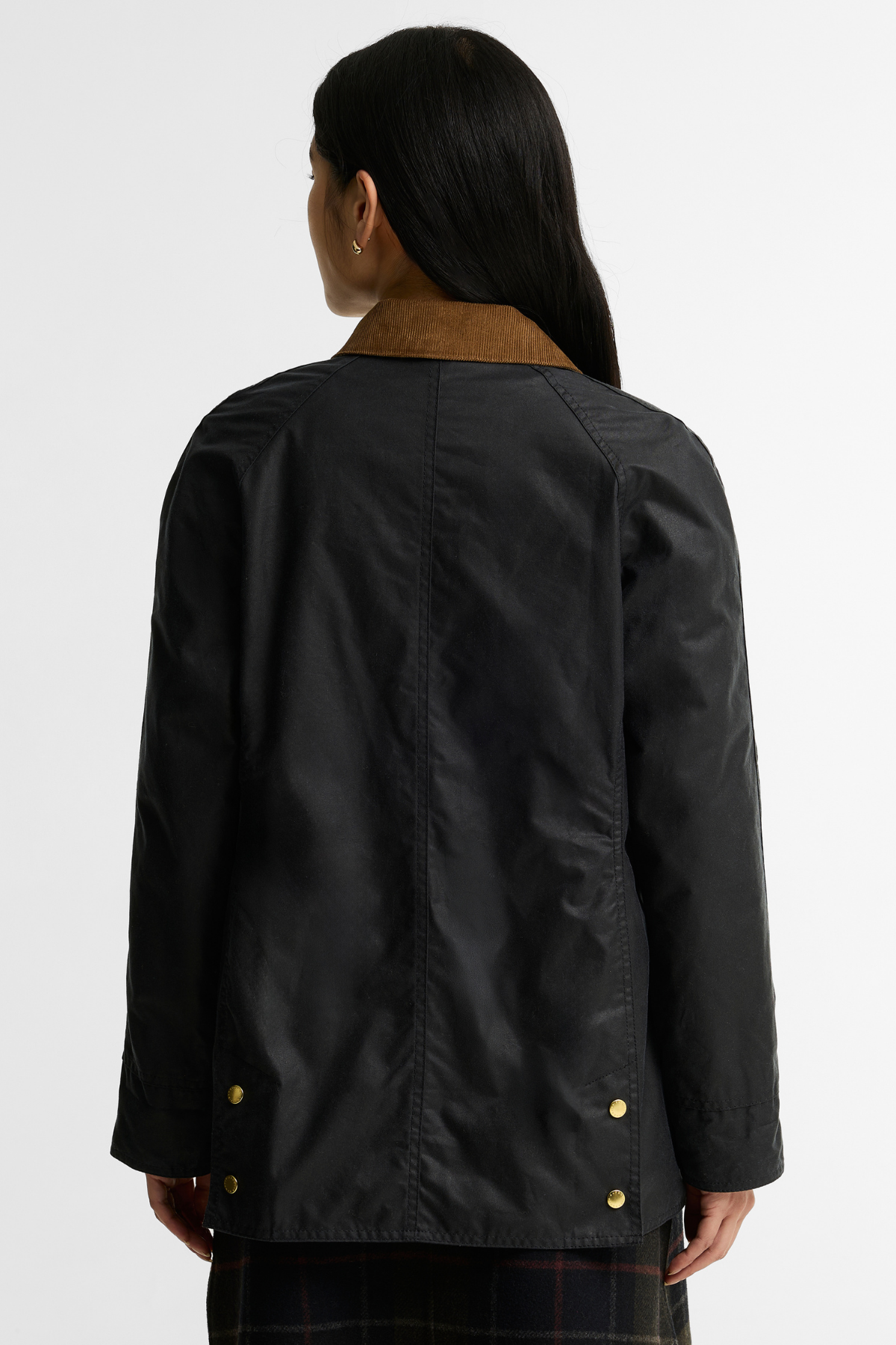Barbour Icons Beadnell Yağlı Ceket NY92 Navy Birchwood