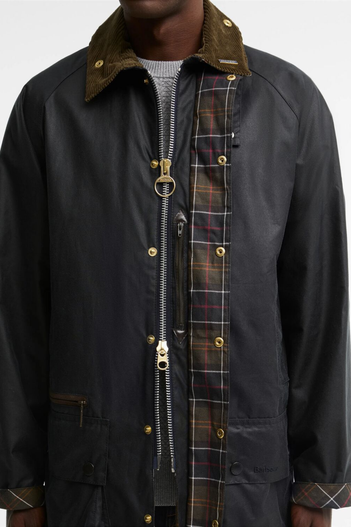 Barbour Icons Beaufort Yağlı Ceket NY92 Navy
