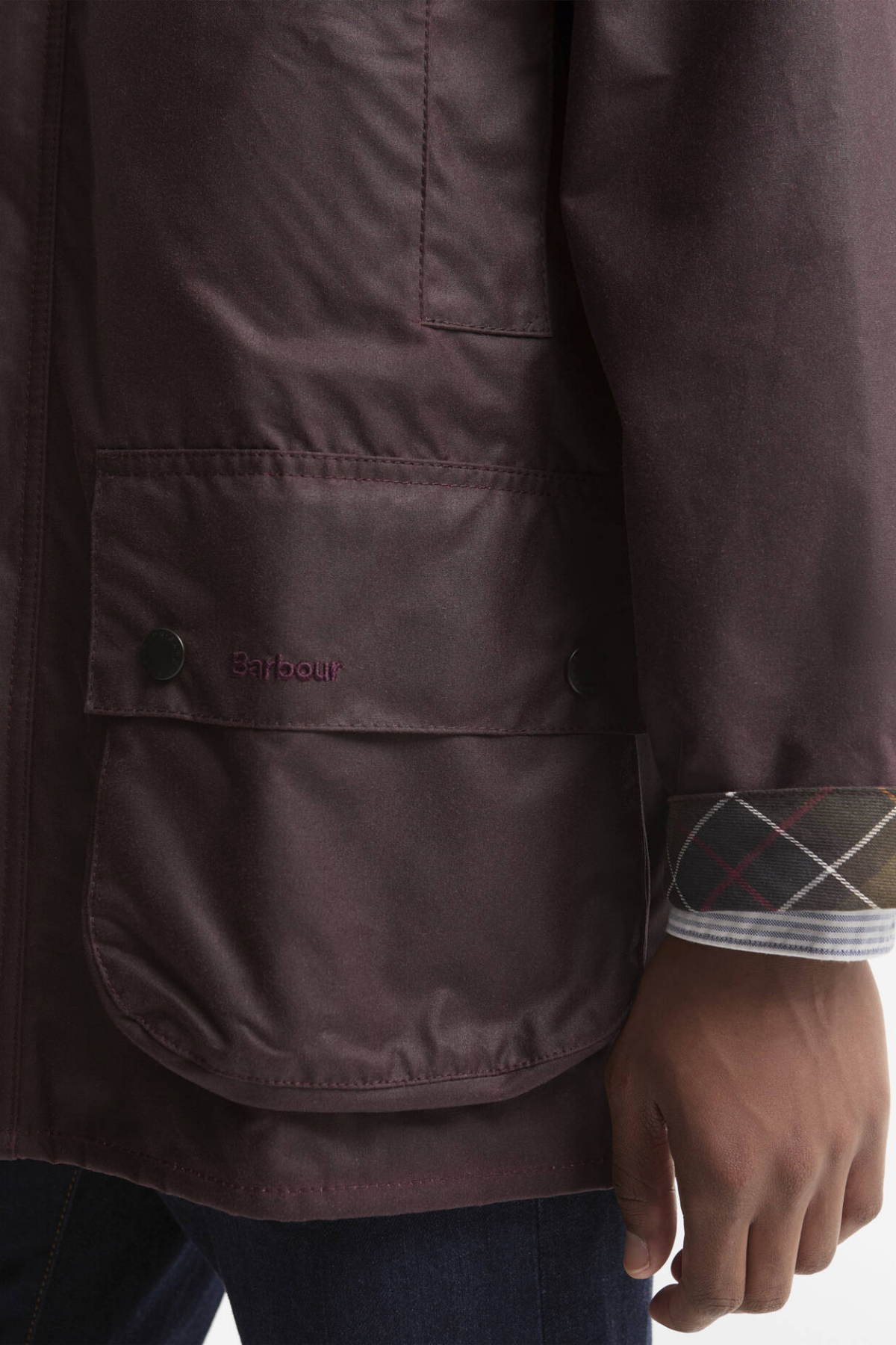 Barbour Icons Beaufort Yağlı Ceket RE92 Bordeaux