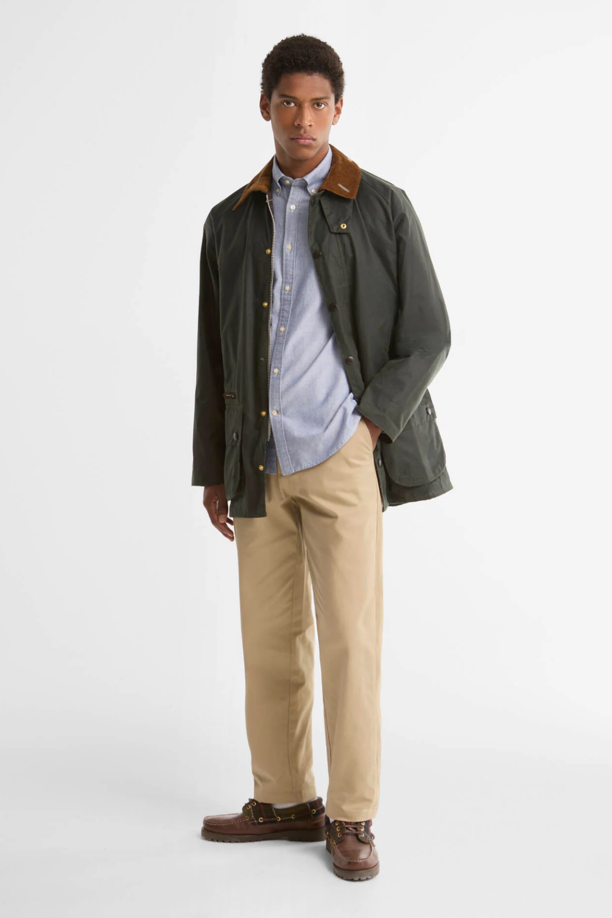 Barbour Icons Beaufort Yağlı Ceket SG51 Sage