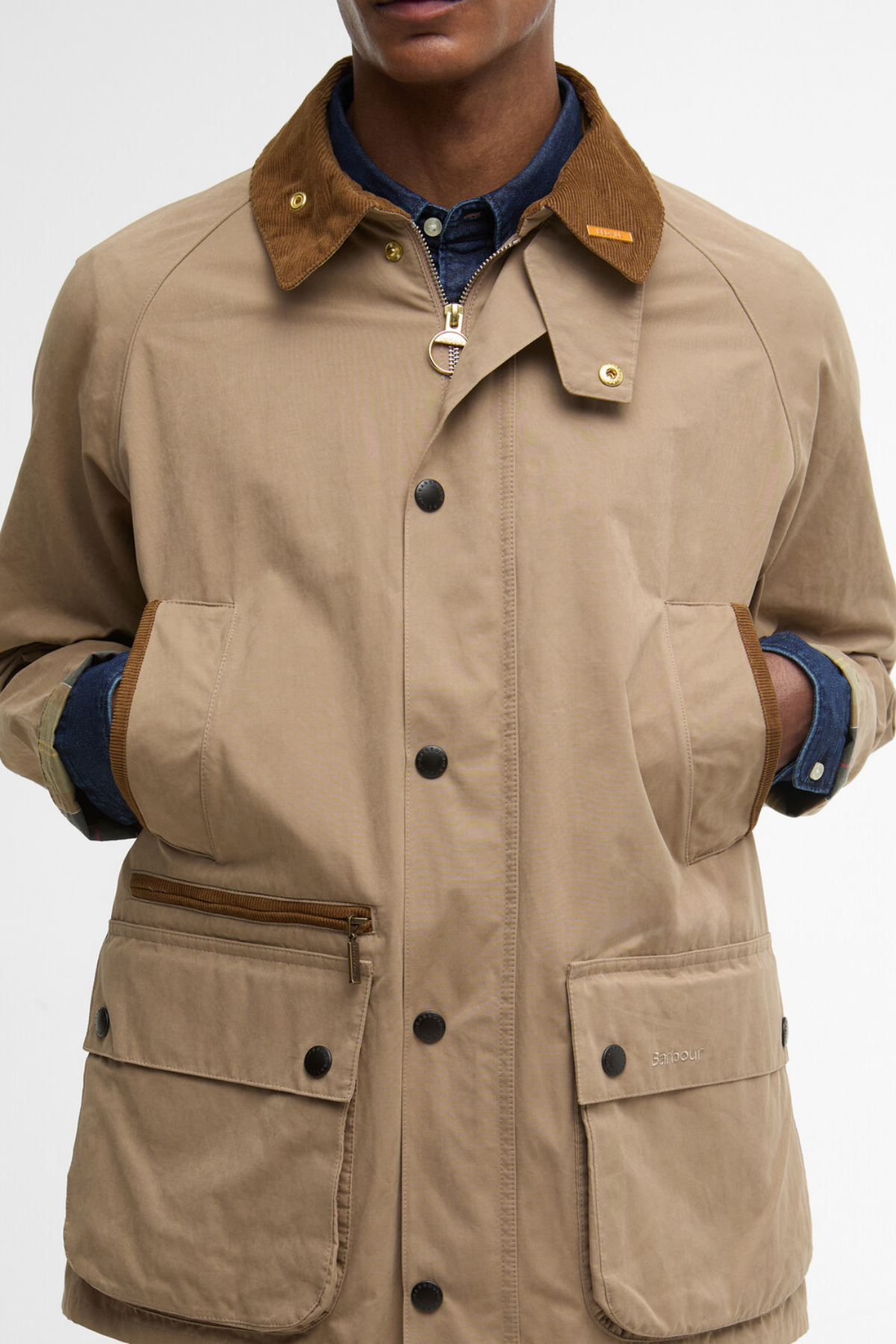 Barbour Icons Bedale Casual Ceket BE31 Military Brown