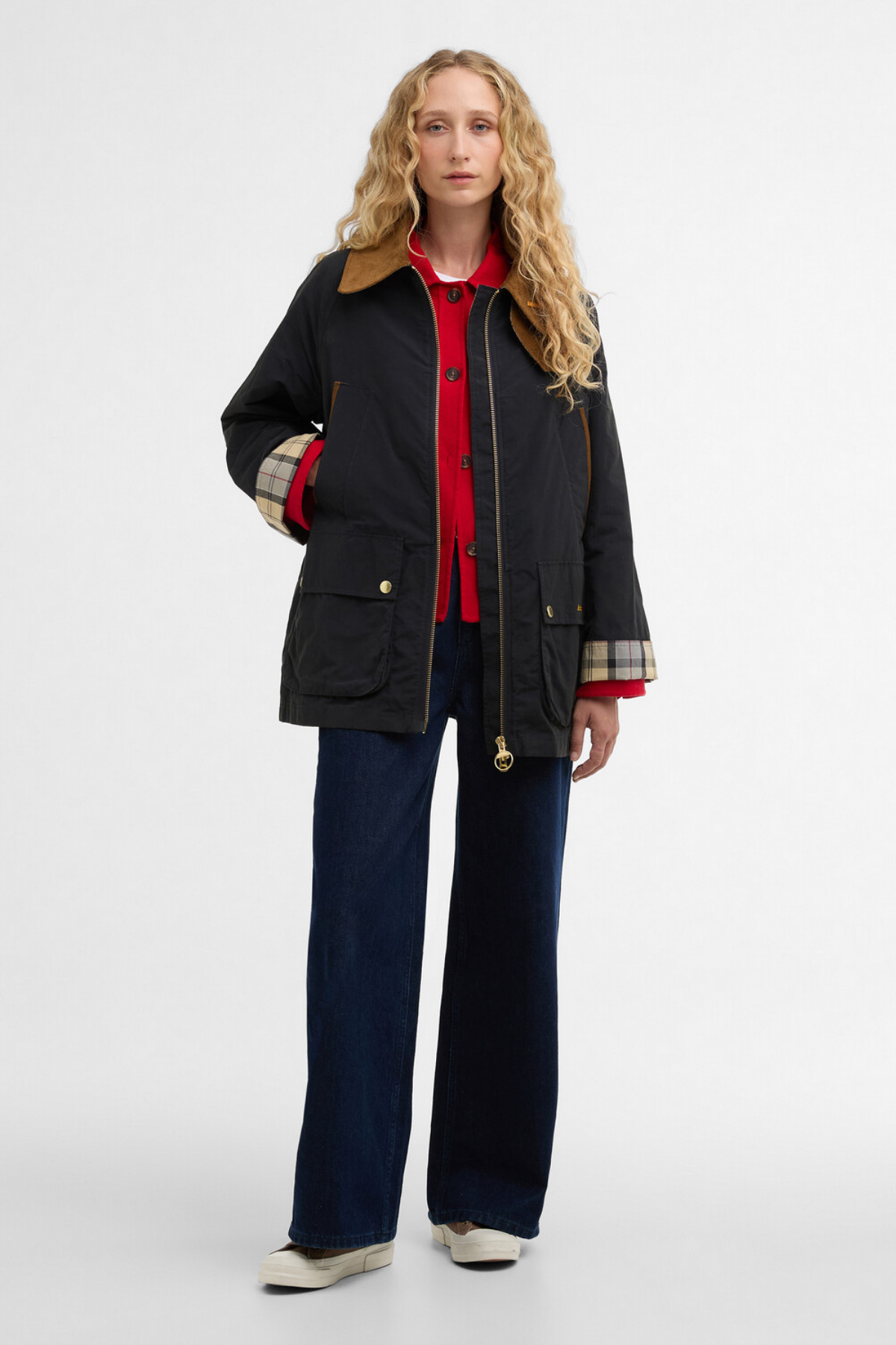 Barbour Icons Bedale Showerproof Ceket NY91 Dark Navy/Dress