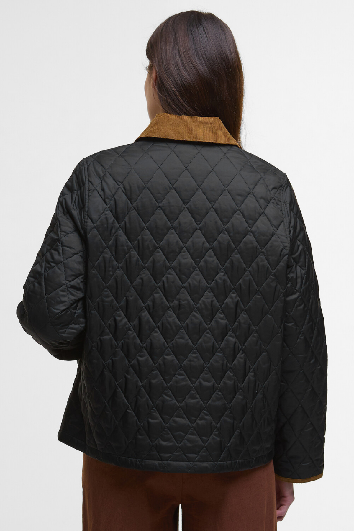 Barbour Icons Cropped Liddesdale Kapitone Ceket BK91 Black/Classic