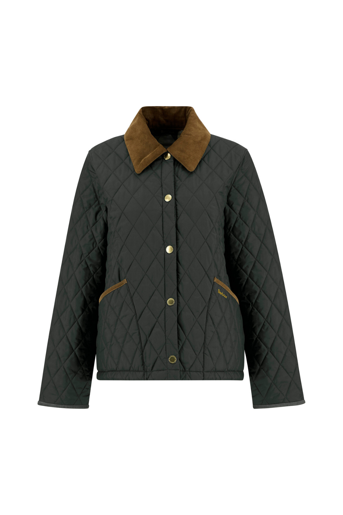 Barbour Icons Cropped Liddesdale Kapitone Ceket OL71 Sage
