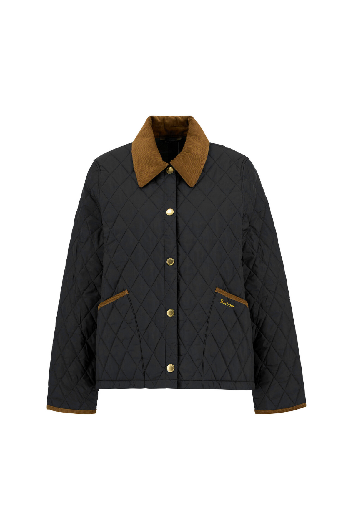 Barbour Icons Cropped Liddesdale Kapitone Ceket BK91 Black/Classic