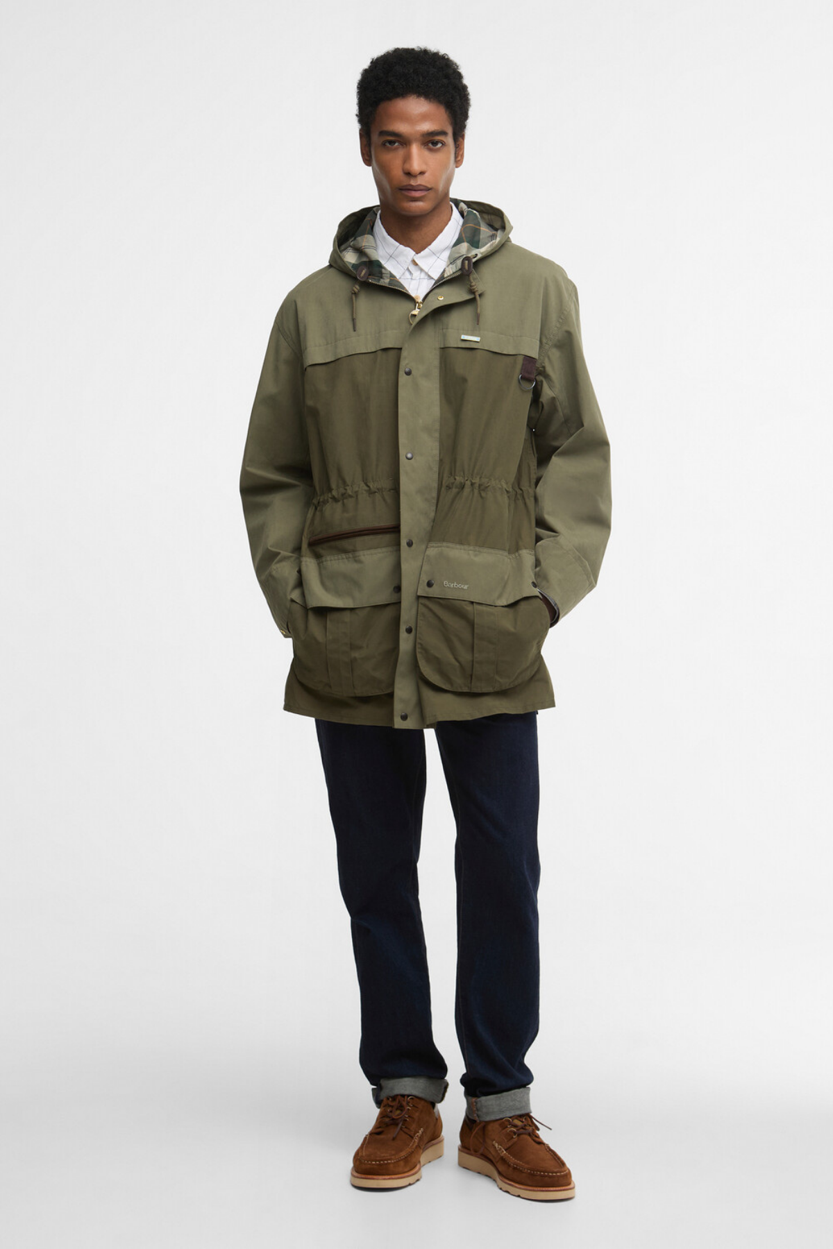 Barbour Icons Durham Casual Ceket GN51 Fern